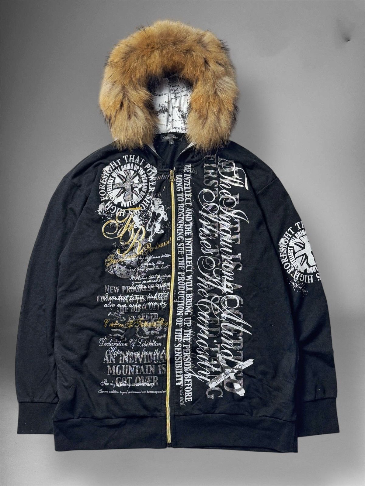 If Six Was Nine Faux Fur Japanese Crazy Poem Timestep Ifsix Lgb Style Size US L / EU 52-54 / 3 - 1 Thumbnail