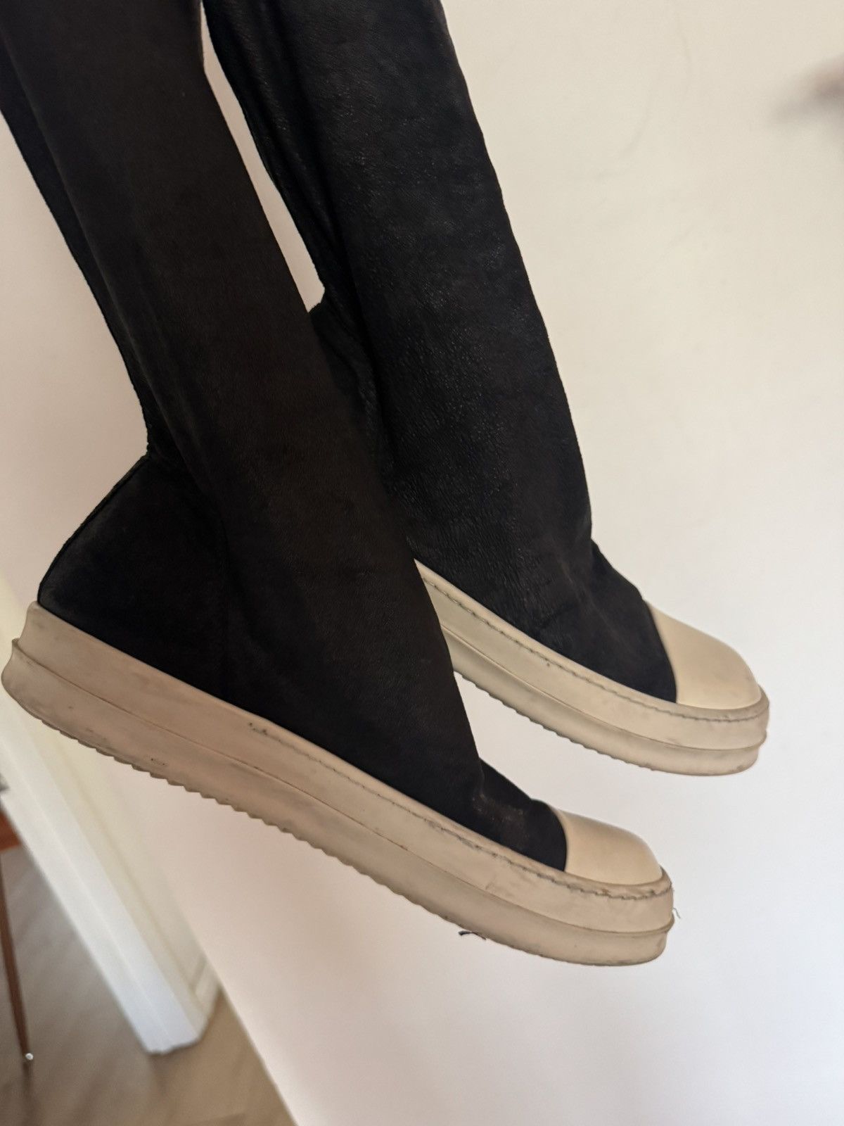 Rick Owens Blistered Lamb sock ramones Size US 11 / EU 44 - 2 Thumbnail