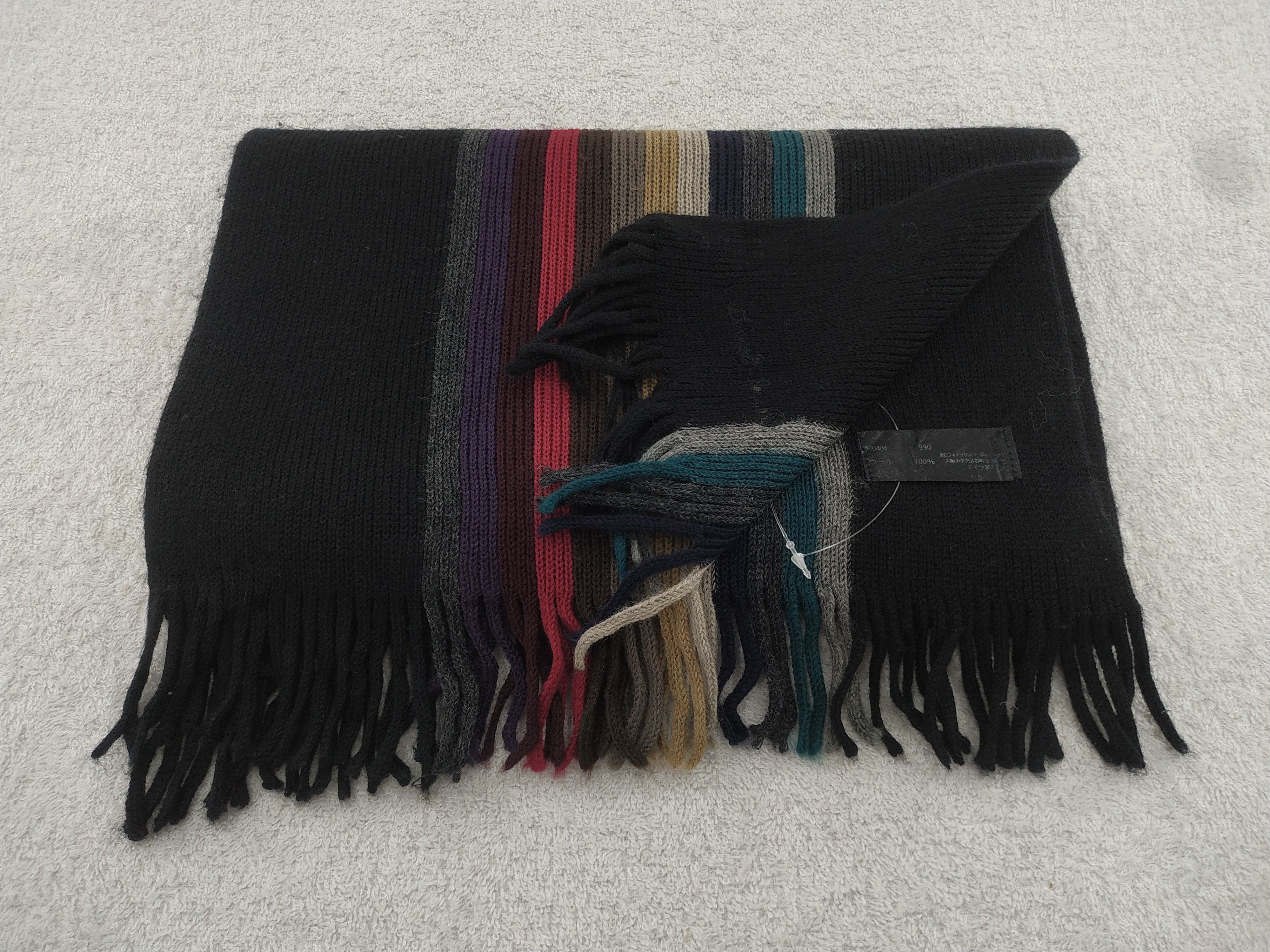 Paul Smith × Vintage Paul Smith Scarf / Muffler / Neckwear - WW380 Size ONE SIZE - 3 Thumbnail