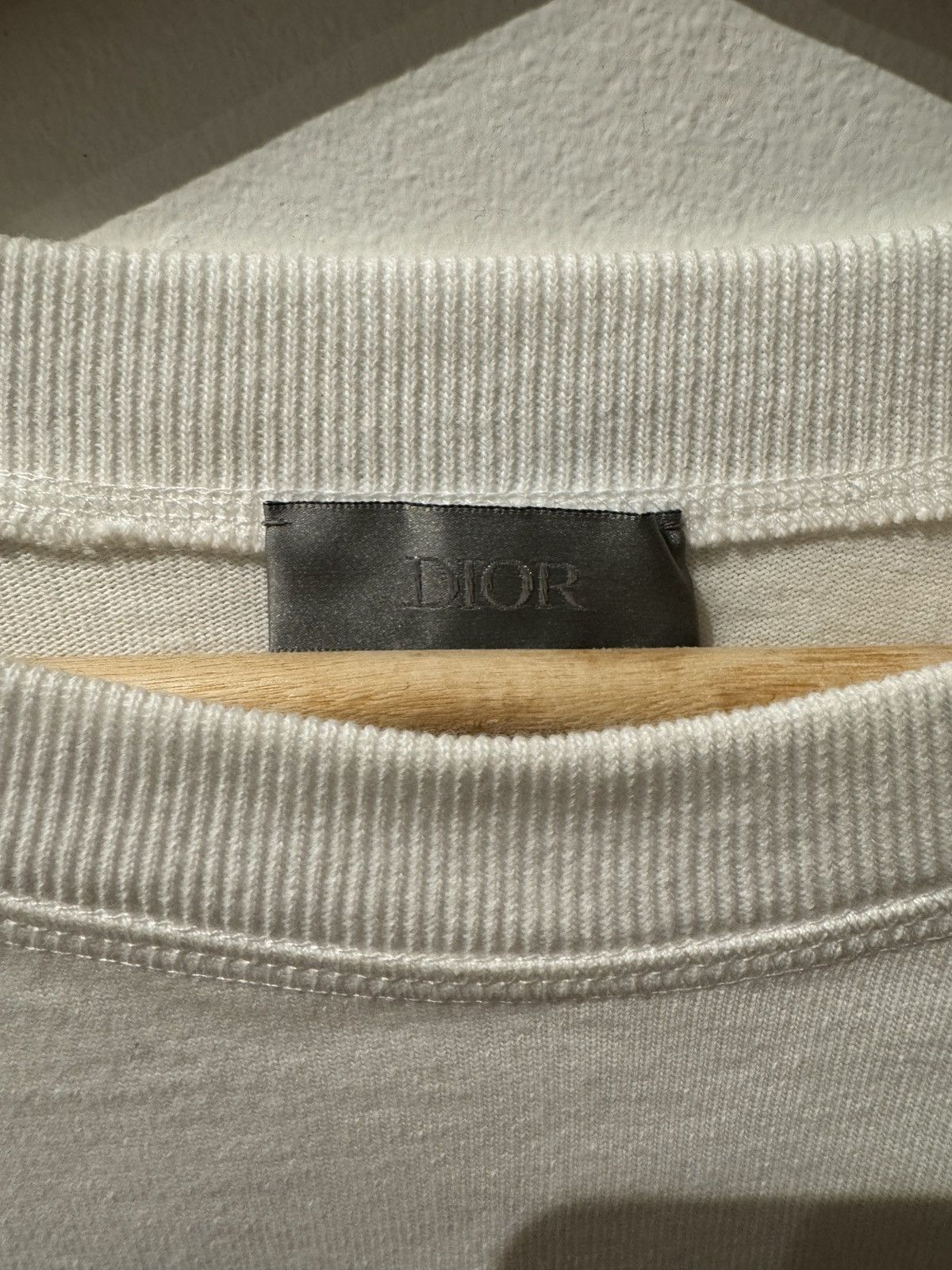 Dior Dior White Oblique Sleeve Longsleeve T-Shirt Size US L / EU 52-54 / 3 - 5 Thumbnail