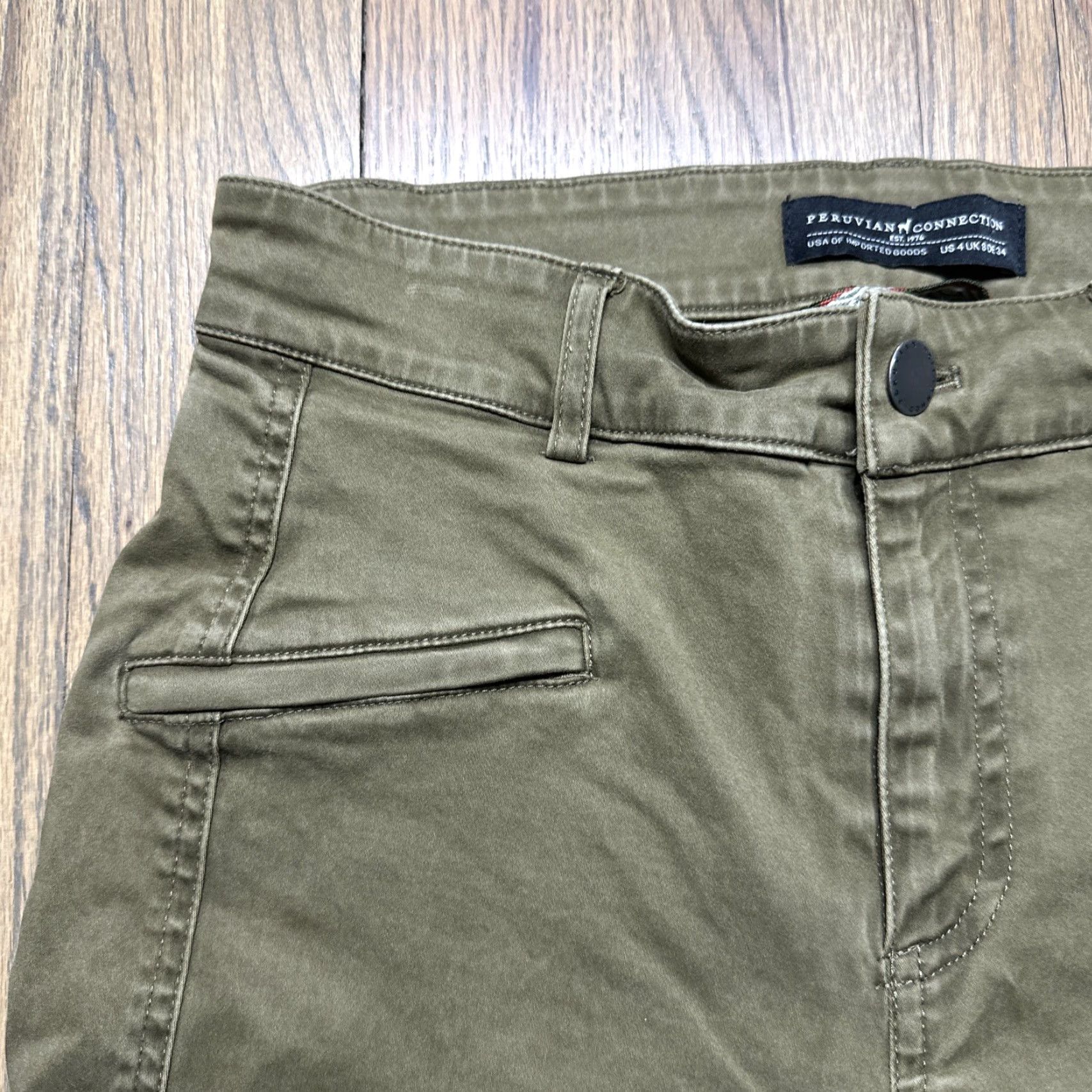Vintage Peruvian Connection Trousers Women's Size 4 Brown Ankle Motorcycle Equestrian Pant Size 27" / US 4 / IT 40 - 3 Thumbnail