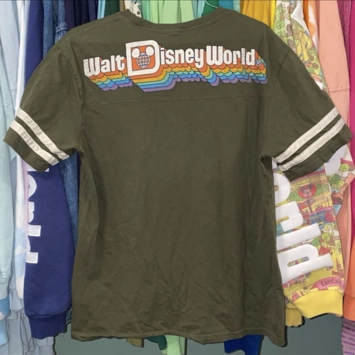 Disney Disney parks rainbow retro jersey t-shirt S Size S / US 4 / IT 40 - 5 Thumbnail