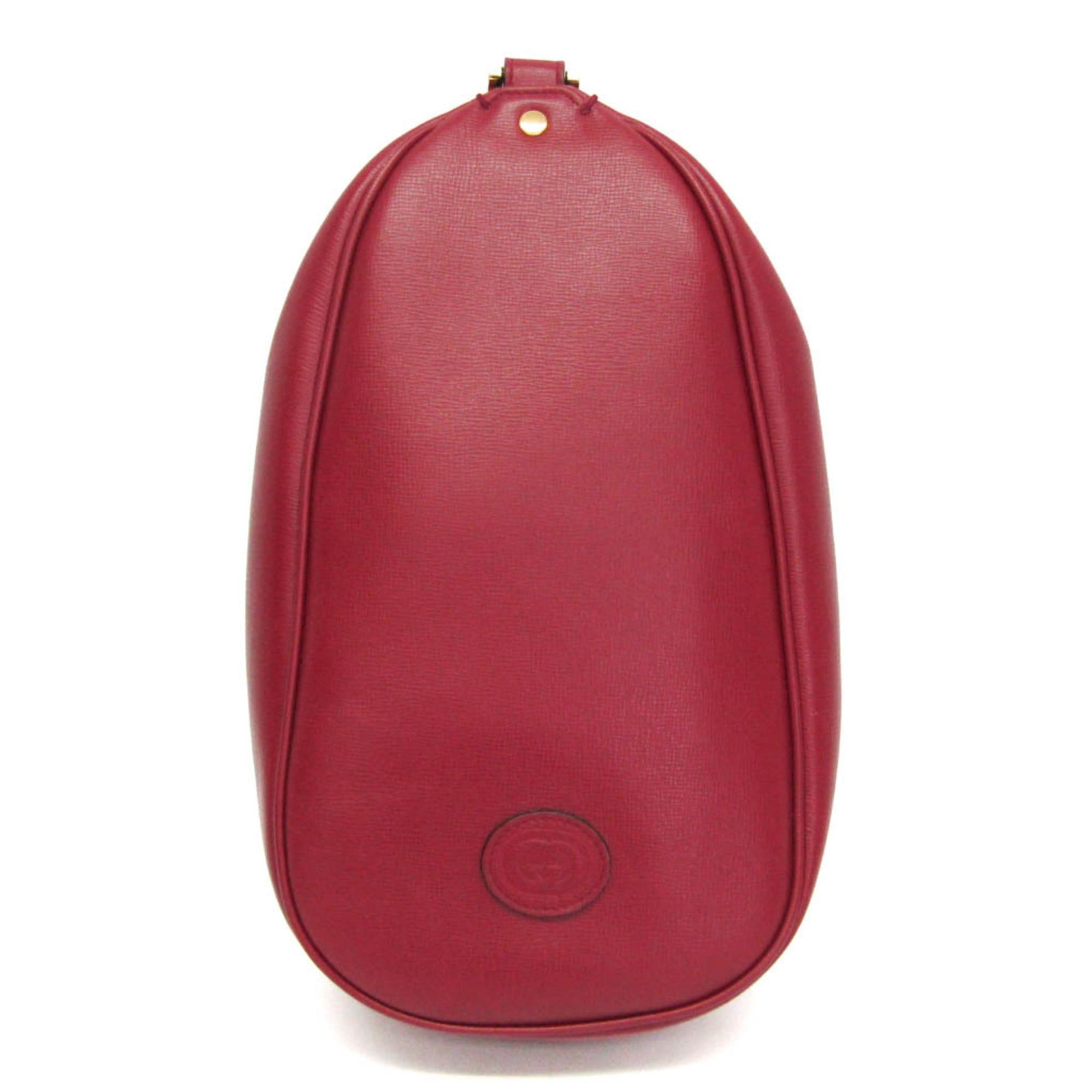 Gucci Gucci Interlocking G 614364 Men,Women Leather Clutch Bag,Handbag Red Color Size ONE SIZE - 1 Thumbnail