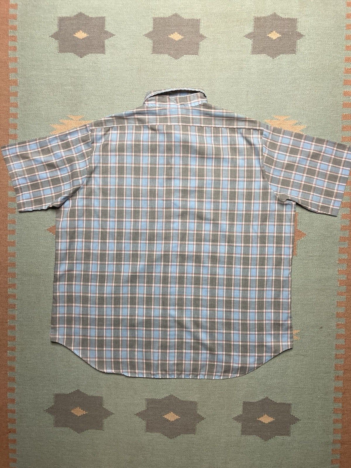 Vintage 80s short sleeve button shirt plaid lightweight men’s XXL Size US XXL / EU 58 / 5 - 4 Thumbnail