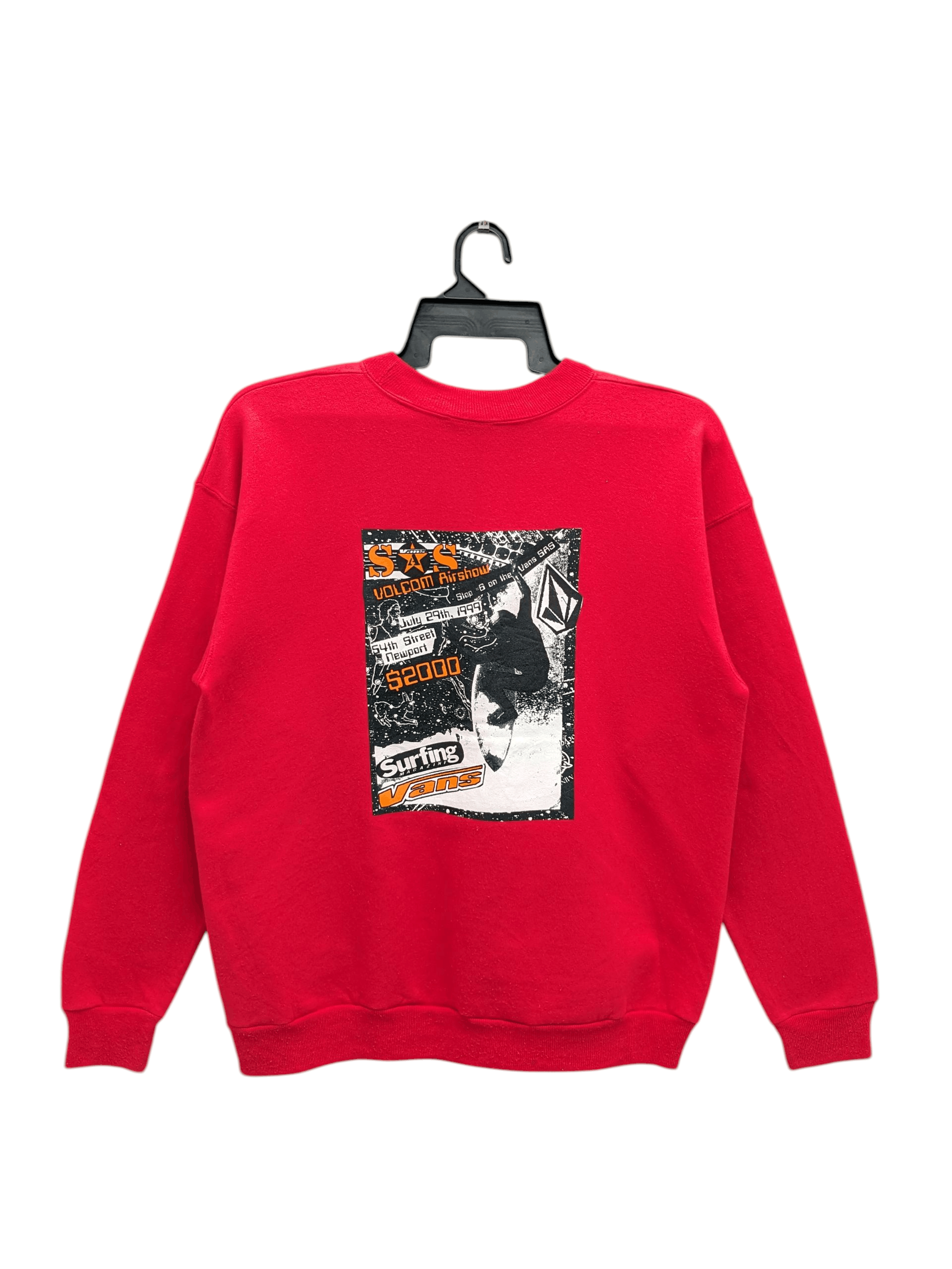 Vans Vintage 90s Vans Volcom Airshow Newport Surfing Magazine Size US M / EU 48-50 / 2 - 1 Thumbnail