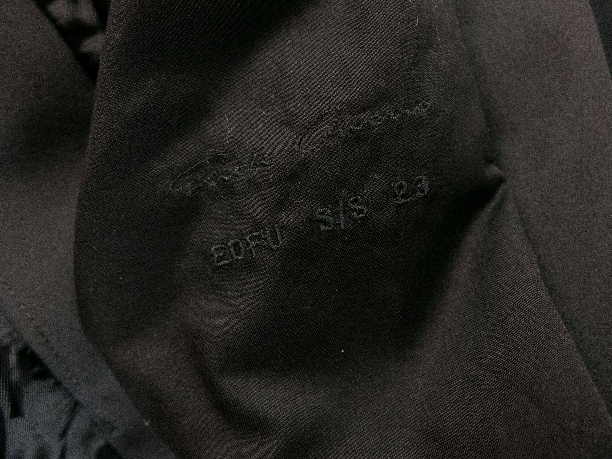 Rick Owens RICK OWENS black oversized hooded raincoat jacket Medium Size US M / EU 48-50 / 2 - 7 Thumbnail