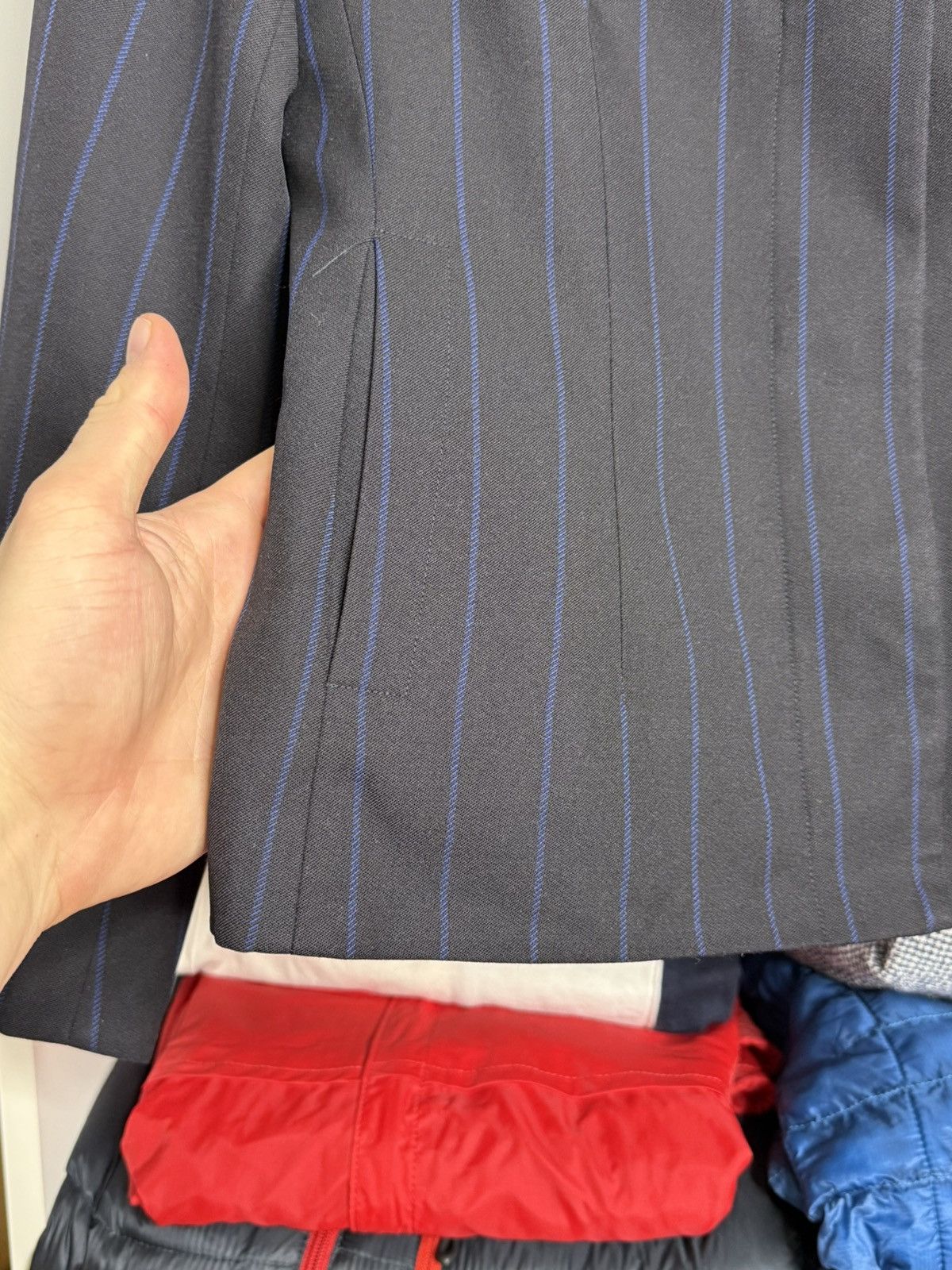 Akris Akris Swiss made Stripped classics suit blazer+skirt set Size XS / US 0-2 / IT 36-38 - 6 Thumbnail