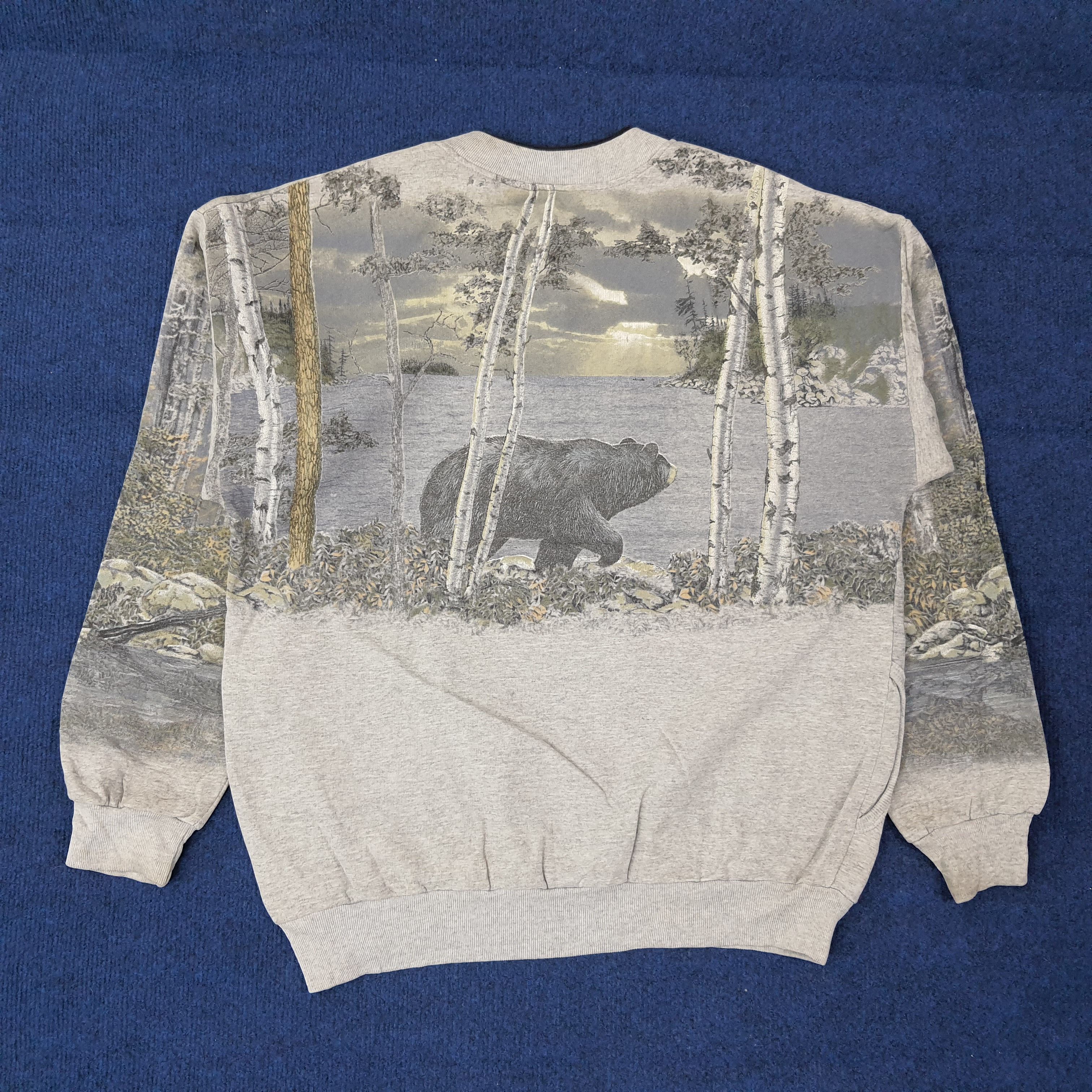 Vintage Vintage Aitisans Art Bear Button Sweatshirt C262N7 Size US M / EU 48-50 / 2 - 3 Thumbnail
