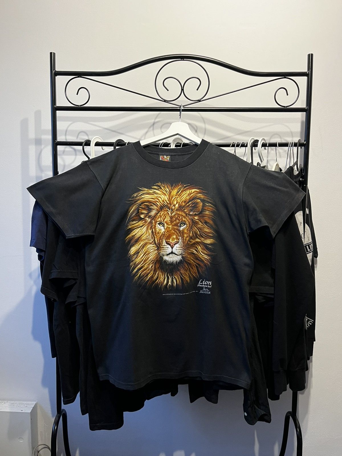 Harley Davidson × Vintage Vintage tee lion animal 3d emblem 90s 1992 Size US L / EU 52-54 / 3 - 1 Thumbnail