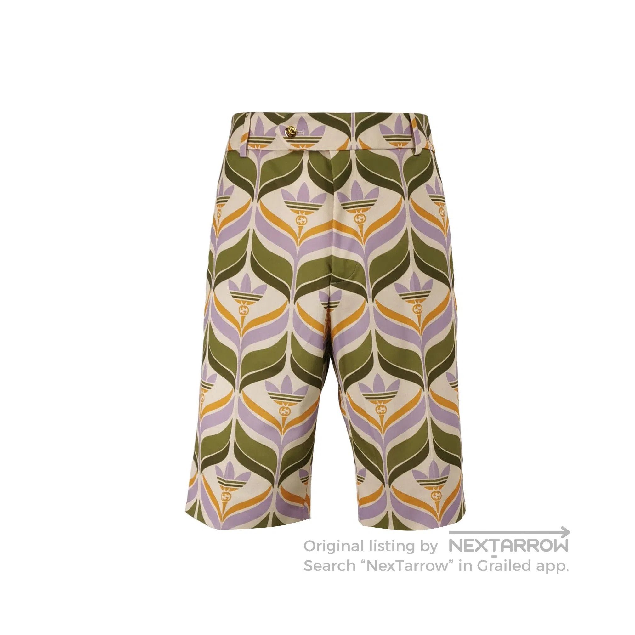 Gucci Gucci XS Printed Floral Pattern Shorts. Size US 34 / EU 50 - 5 Thumbnail