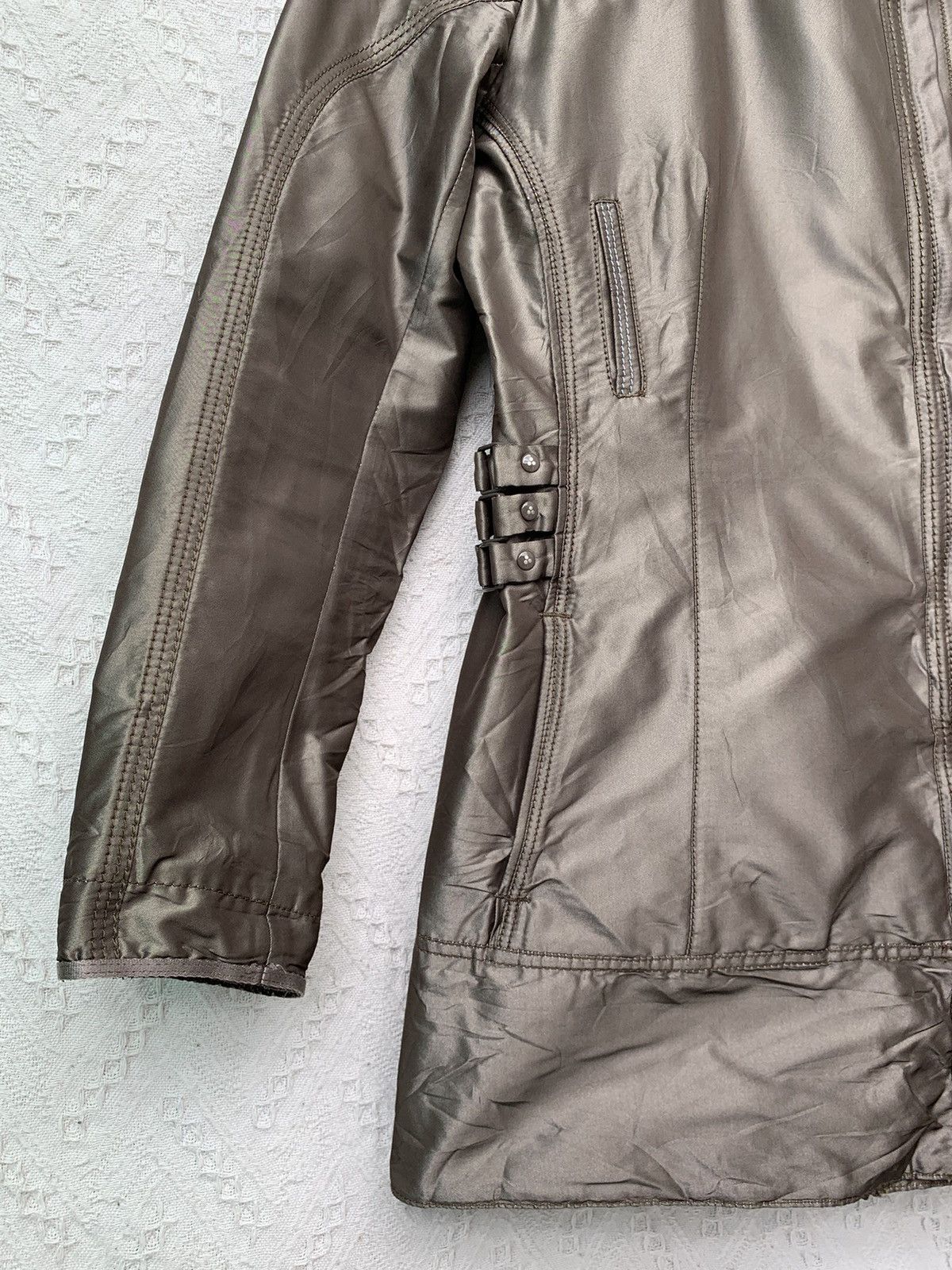 Peuterey Peuterey Asymmetrical Zipper Polyester Short Trenchcoat Size US M / EU 48-50 / 2 - 5 Thumbnail