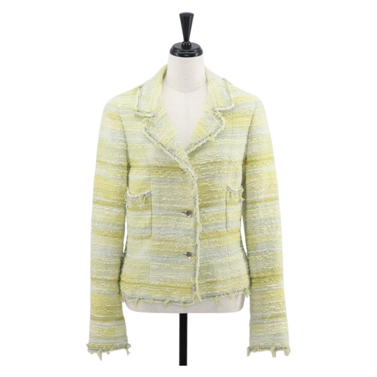 Chanel Chanel Tweed Jacket Size US XXS / EU 40 - 1 Thumbnail
