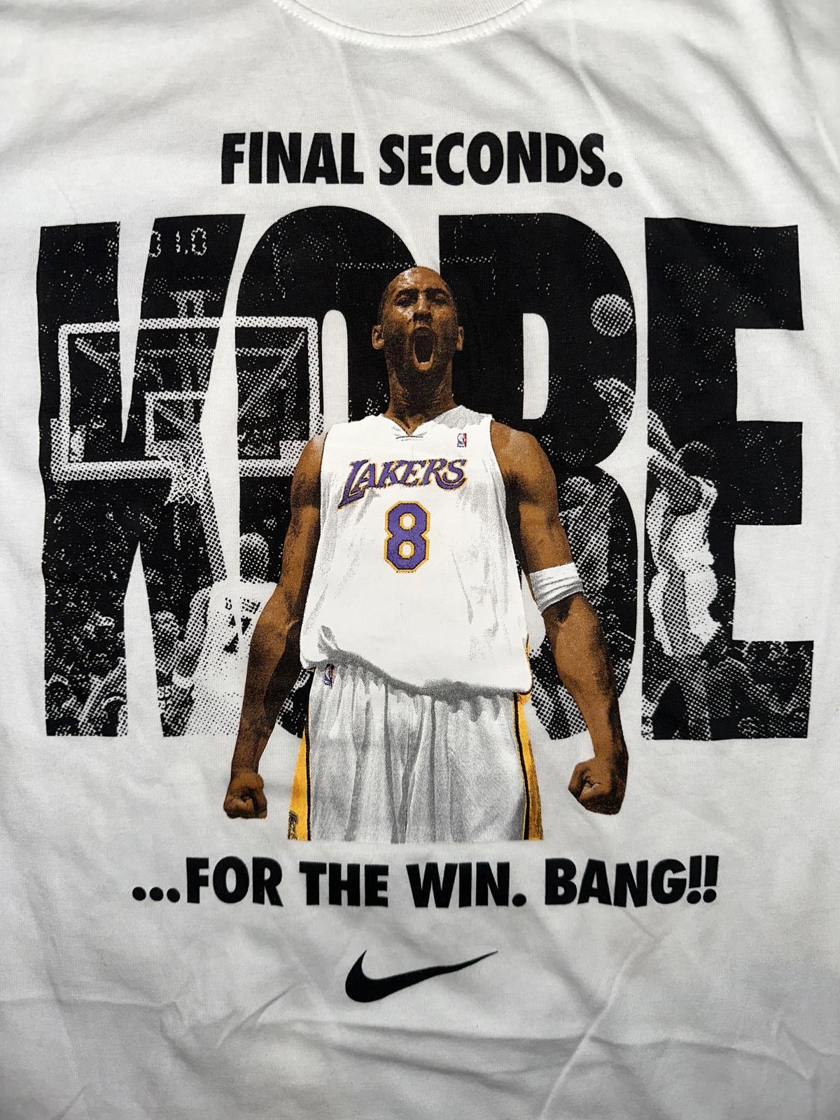 Nike Nike Men’s Buzzer Beater Final Seconds For The Win Bang!!! Graphic White T-Shirt Size US M / EU 48-50 / 2 - 4 Thumbnail
