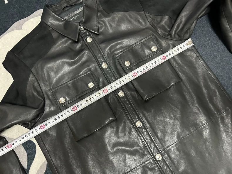Givenchy Givenchy Leather Jacket Shirt Jacket Outerwear, Fashion Sh Size US L / EU 52-54 / 3 - 7 Thumbnail