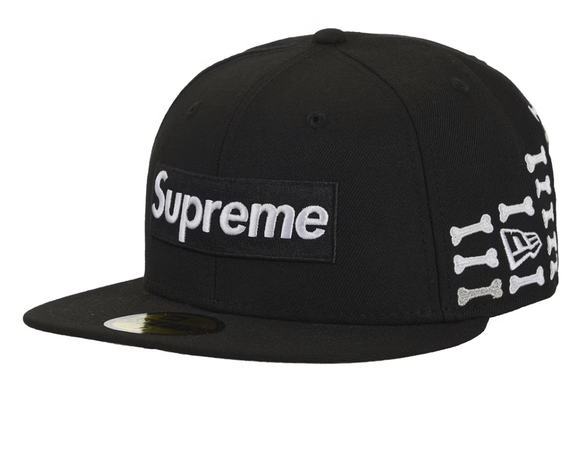 Other Supreme Bones Box Logo New Era 59Fifty Hat Black 7 1/2 Size ONE SIZE - 1 Thumbnail