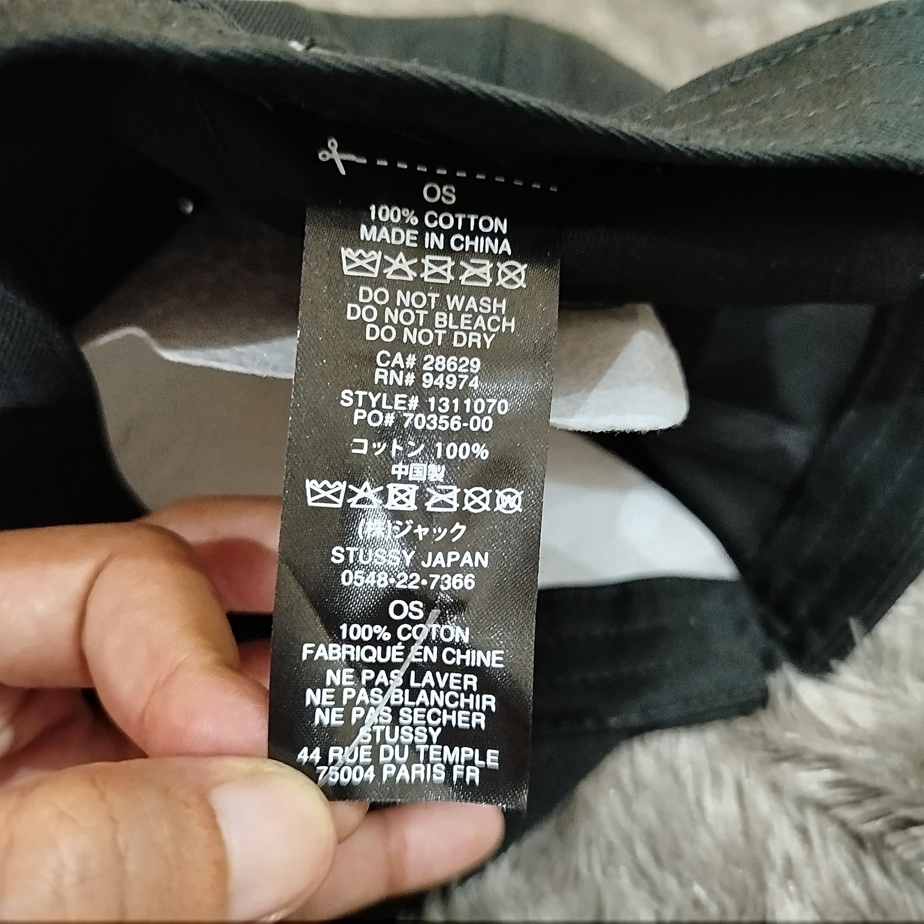 Stussy STUSSY BASIC STOCK LOW PRO CAP Size ONE SIZE - 5 Thumbnail