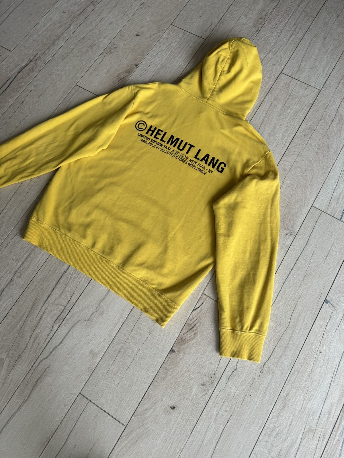 Helmut Lang Limited Edition! AW18/19 Helmut Lang Iconic Taxi Hoodie Size US XL / EU 56 / 4 - 5 Thumbnail