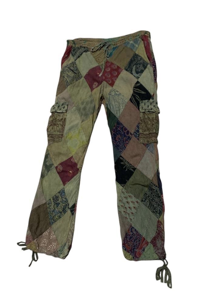 If Six Was Nine Vintage Japanese Brand Patchwork Cargo Relaxed Pants Size US 34 / EU 50 - 3 Thumbnail