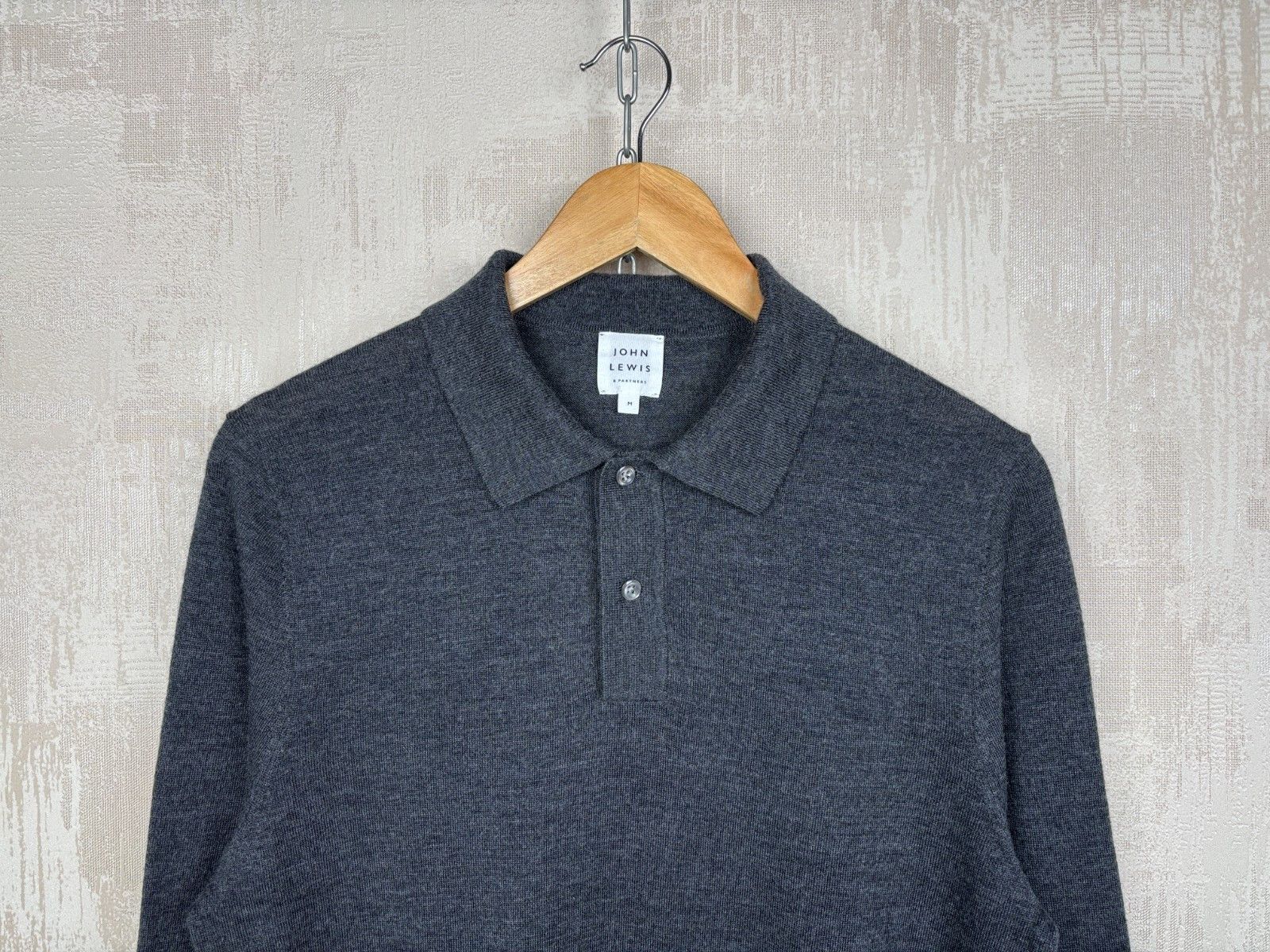 Other John Lewis Merino Wool Sweater Polo Collar Size US M / EU 48-50 / 2 - 1 Thumbnail