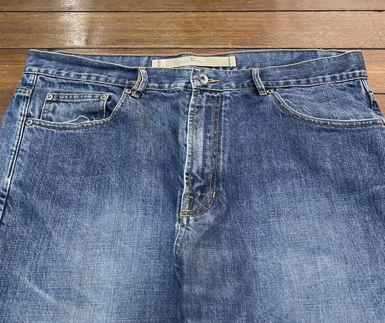 Victorinox Rare Design Vintage Victorinox Baggy Oversized Jeans 2000s Size US 38 / EU 54 - 3 Thumbnail