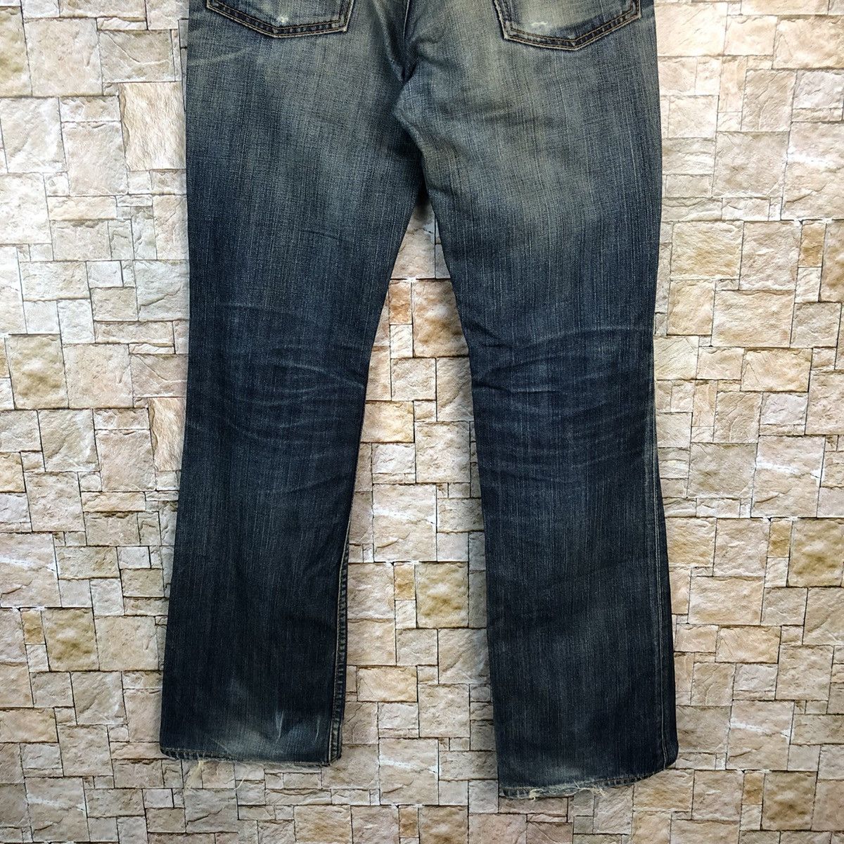 Levi's 707 Levis Blue vintage ripped Distressed Denim Pants #A588 Size US 29 - 19 Thumbnail