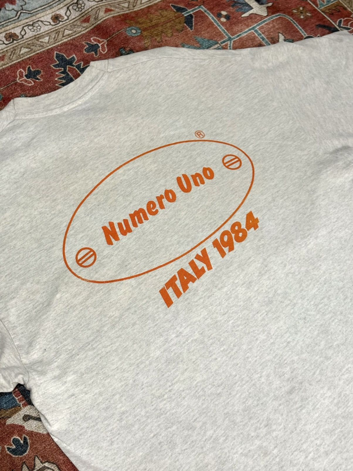 Harley Davidson Vintage Harley Davidson tee Numero Uno Italy 1984 Size US L / EU 52-54 / 3 - 5 Thumbnail