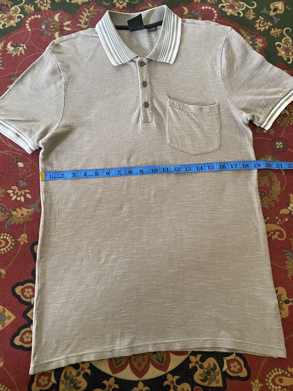 Armani Exchange Armani Exchange Single Pocket Polo Size US M / EU 48-50 / 2 - 10 Thumbnail