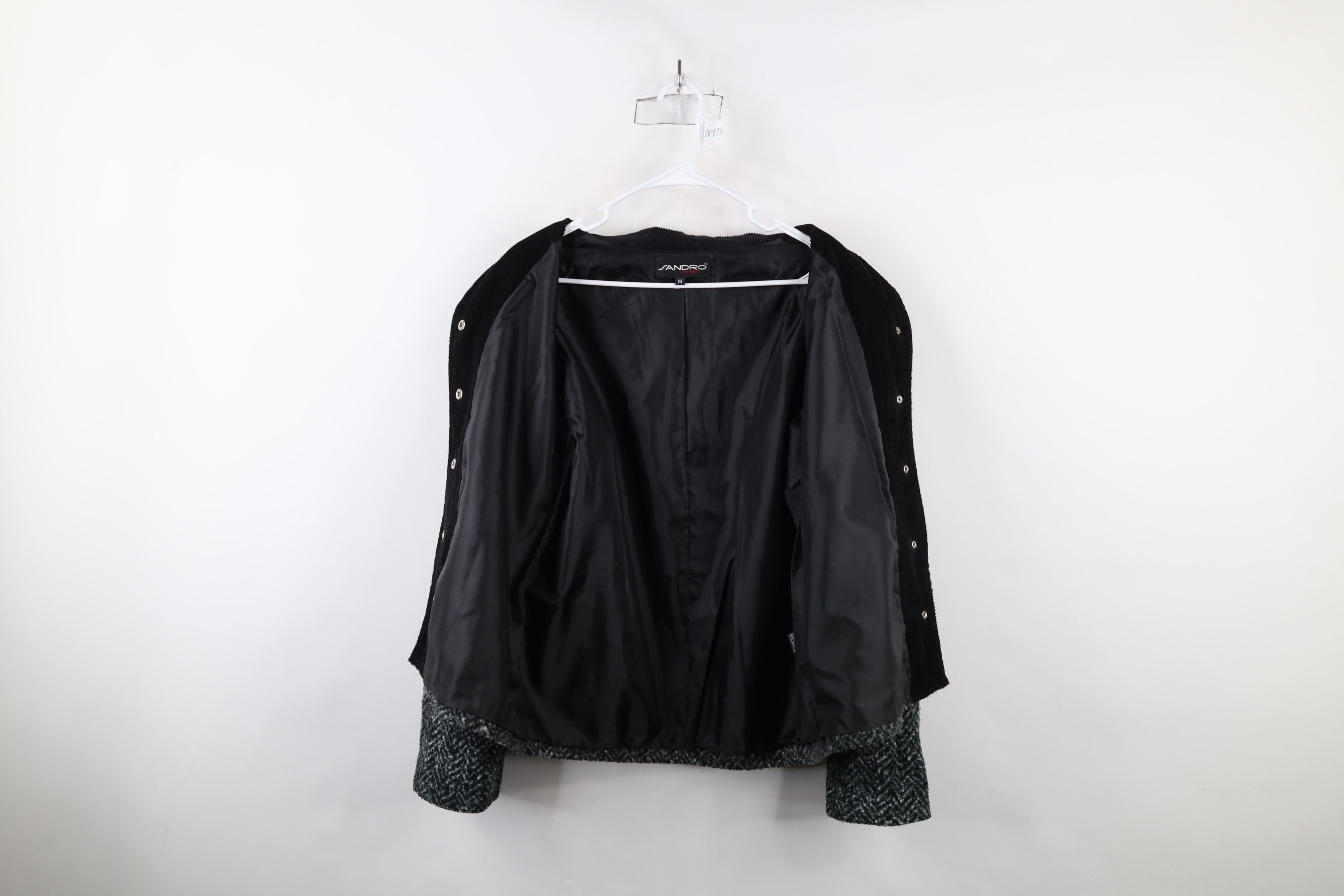 Vintage Vintage 90s Streetwear Collar Herringbone Button Jacket Size M / US 6-8 / IT 42-44 - 7 Thumbnail