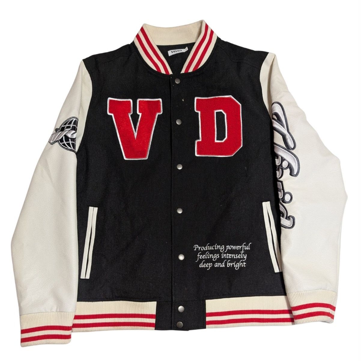 Other Vivid Limited Varsity Lettermans Jacket Vivid Red Men’s L Size US L / EU 52-54 / 3 - 5 Thumbnail