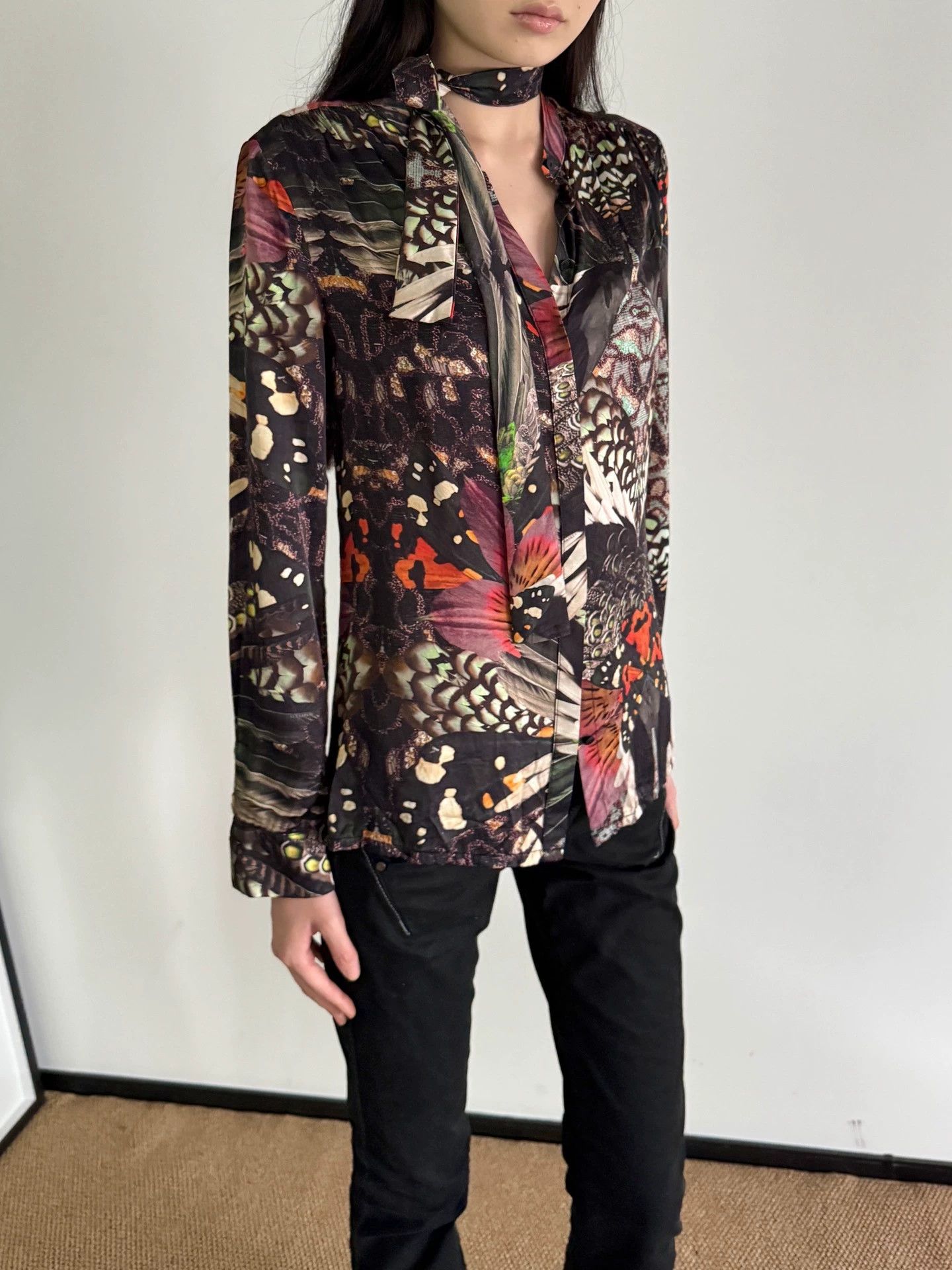 Other British Brand Vintage Printed Shirt UK8 Size S / US 4 / IT 40 - 6 Thumbnail