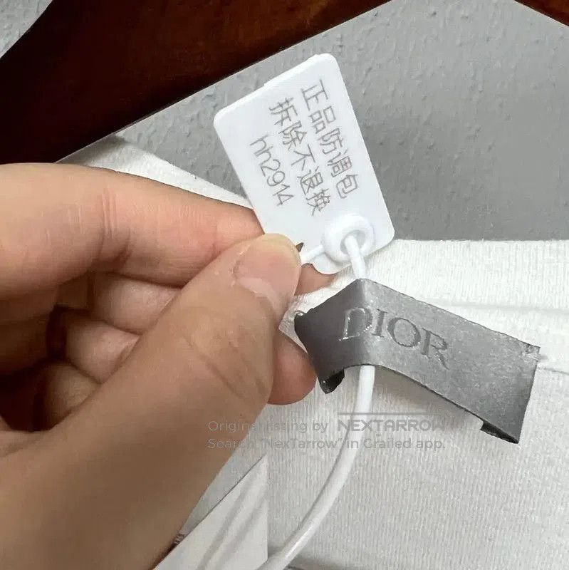 Dior Dior White Cotton Women's T. Size L / US 10 / IT 46 - 5 Thumbnail