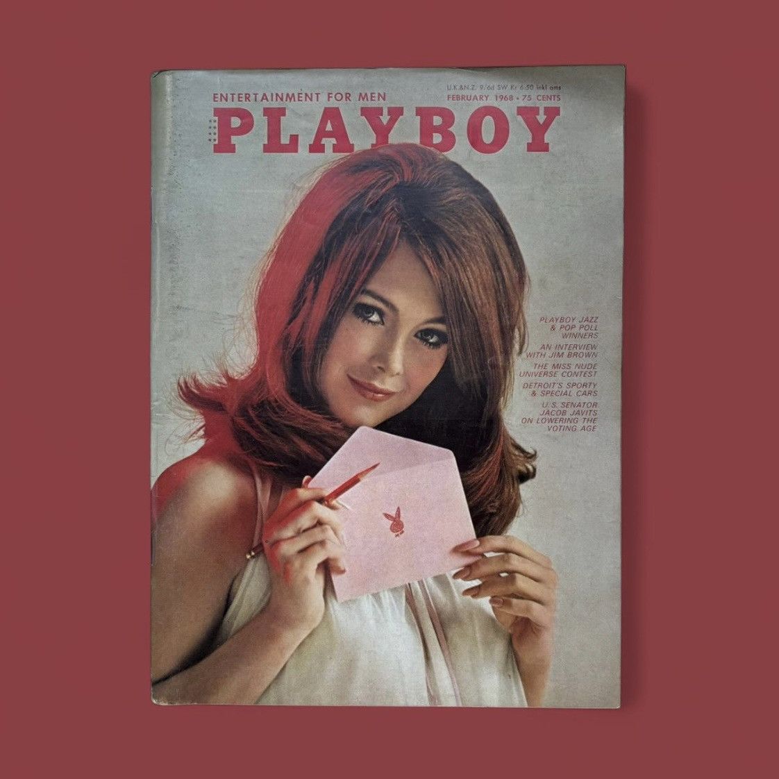 Playboy VINTAGE PLAYBOY MAGAZINE FEBRUARY 1968 Size ONE SIZE - 1 Thumbnail