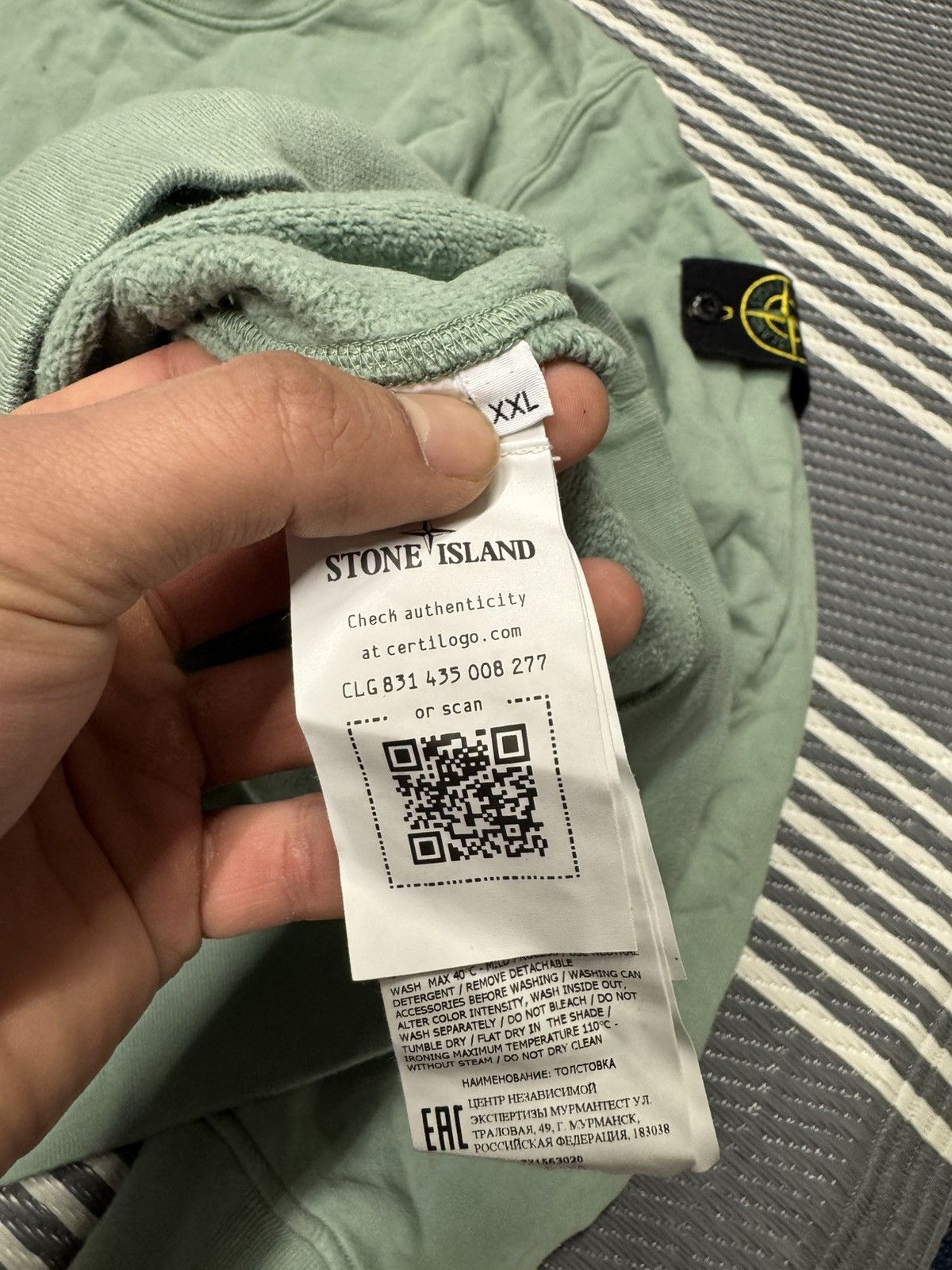 Stone Island Stone Island Sweatshirt Size US XXL / EU 58 / 5 - 4 Thumbnail