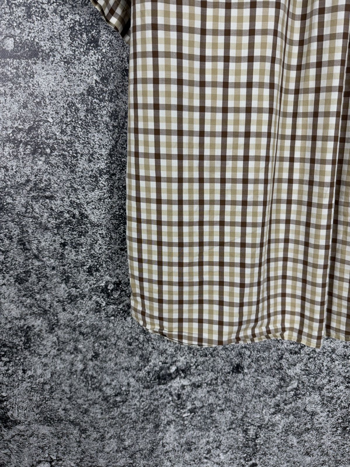 Aquascutum Aquascutum London Short Sleeve Plaid Shirt Button Up Size S Size US S / EU 44-46 / 1 - 12 Thumbnail