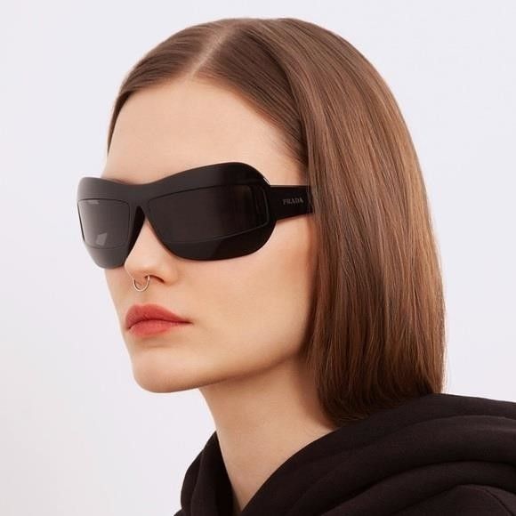 Prada New Authentic Prada Runway SPR30Y-1AB-5S0 120 3N Sunglasses- Size ONE SIZE - 7 Thumbnail