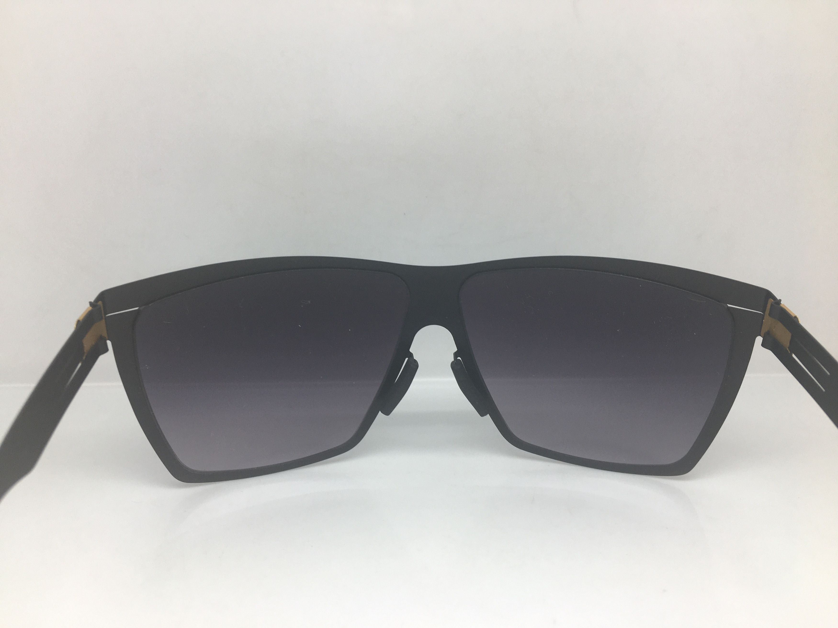 Other Matte Black Alloy Oversize Sunglasses Frame Size ONE SIZE - 4 Thumbnail