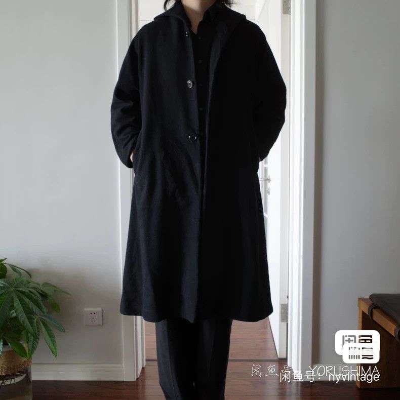 Yohji Yamamoto Yohji Yamamoto Dropped shoulder wool jacket Size S / US 4 / IT 40 - 1 Thumbnail