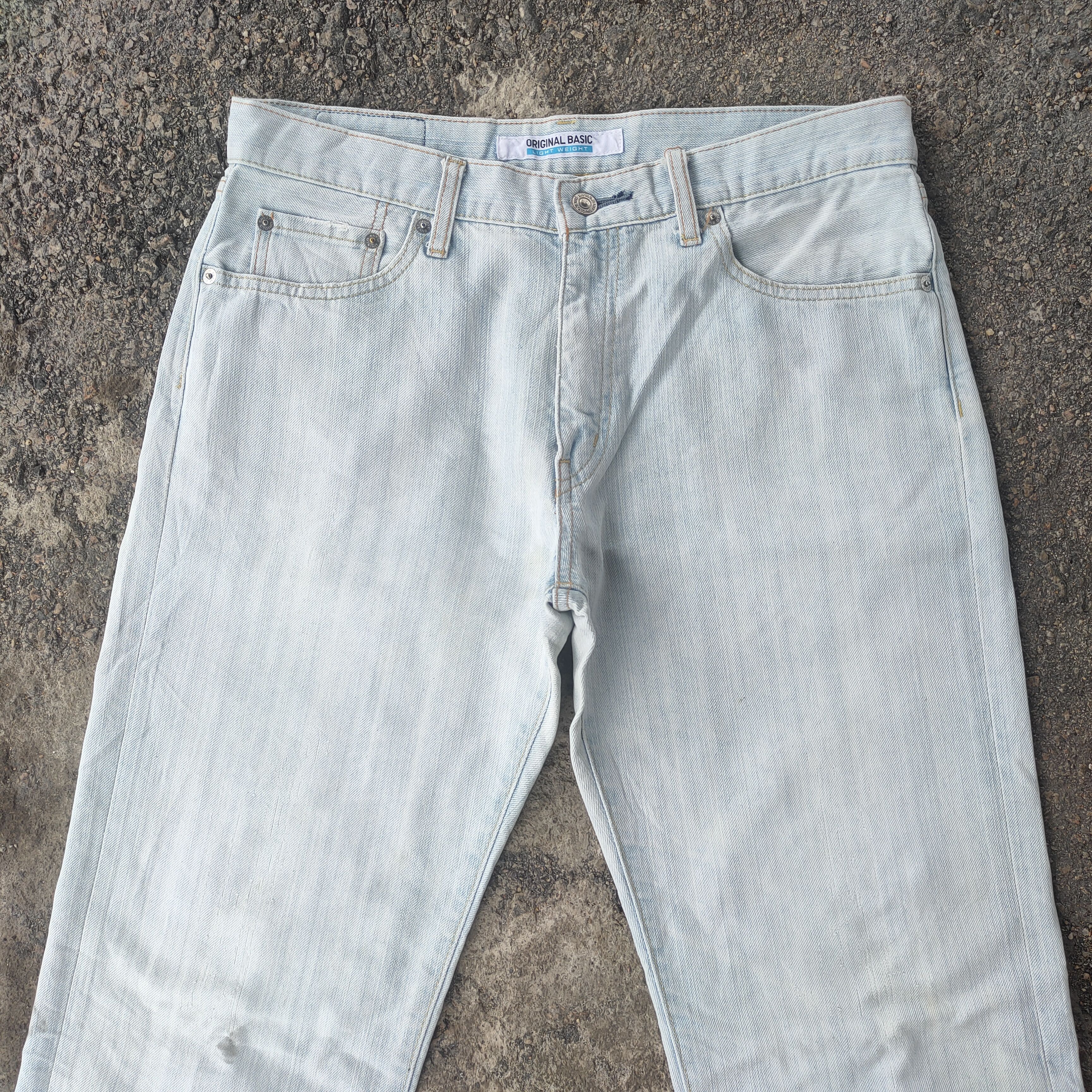 Japanese Brand VINTAGE JAPANESE S002 FADED LIGHT WASH JEANS DENIM PANTS Size US 34 / EU 50 - 3 Thumbnail