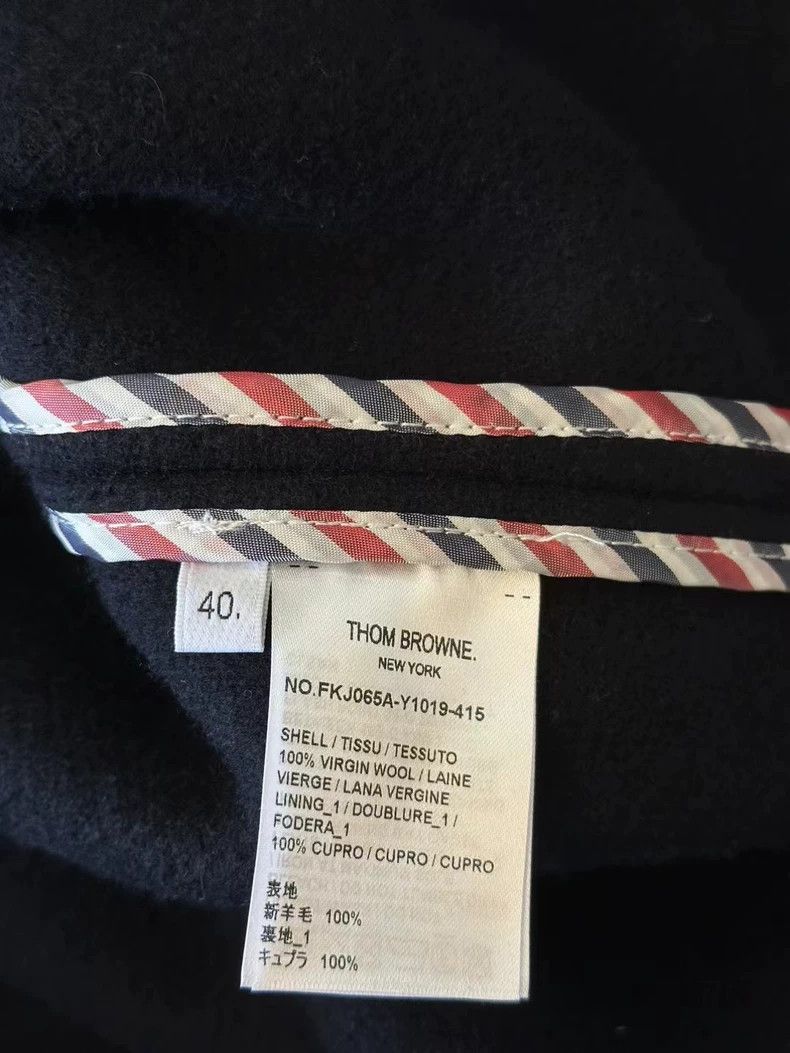 Thom Browne Thom browne Wool coat 2503-Nextarrow Size US XXS / EU 40 - 3 Thumbnail