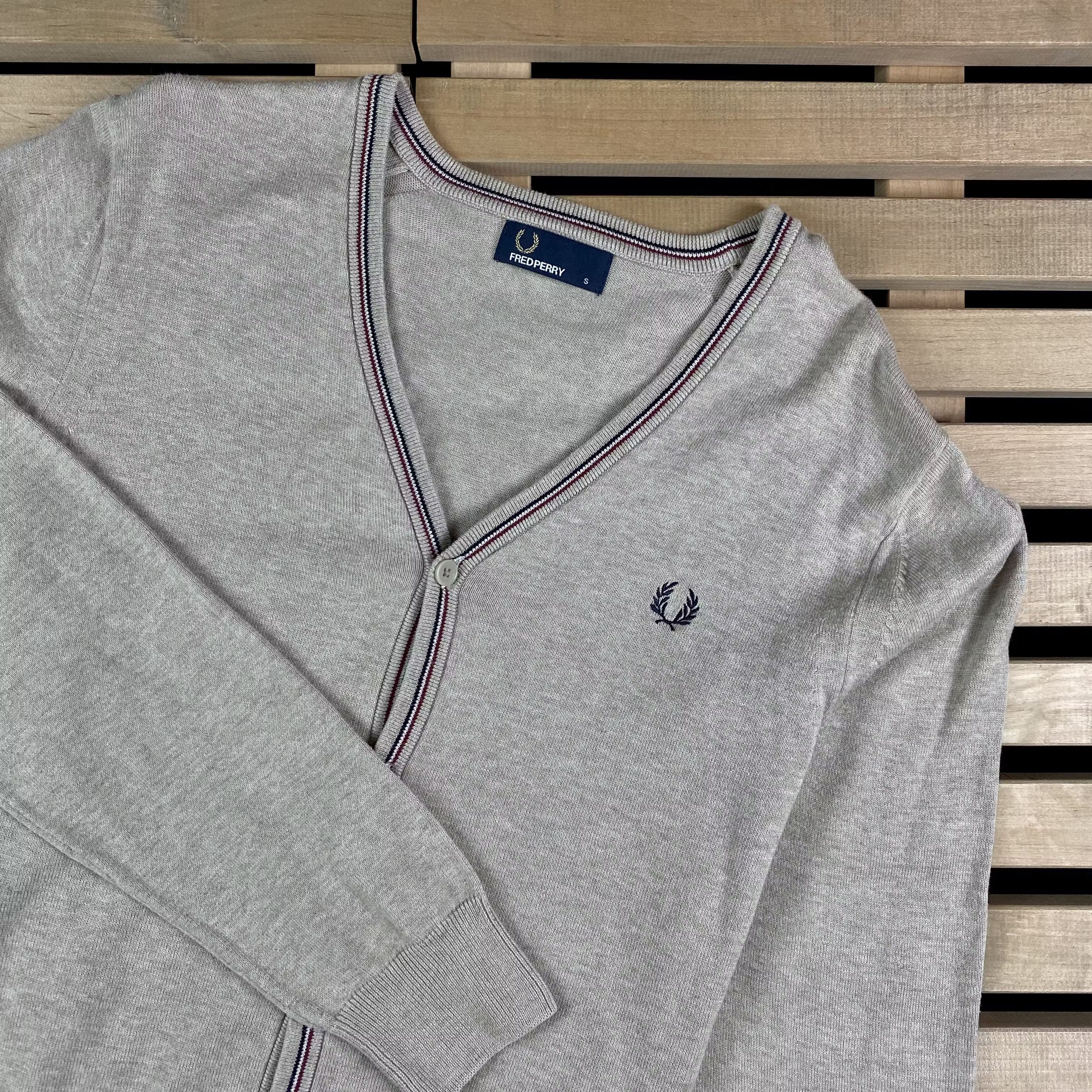 Fred Perry Mens Sweater Cardigan Fred Perry Size S Size US S / EU 44-46 / 1 - 2 Thumbnail