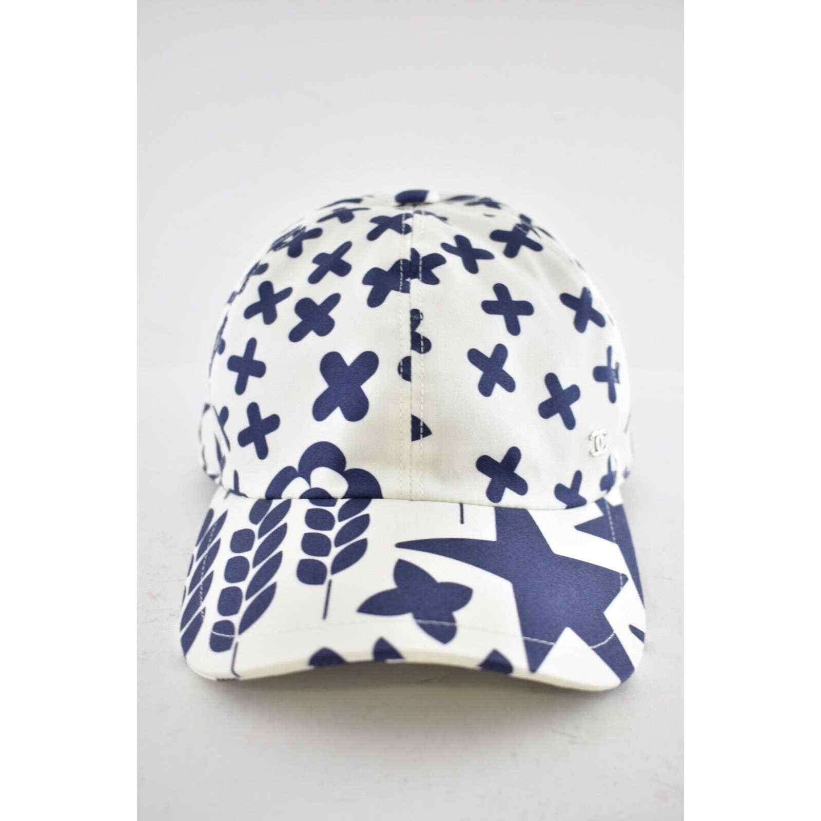 Chanel Chanel Graffiti CC Silver Logo Baseball Cap Curved Peak Hat Size ONE SIZE - 6 Thumbnail