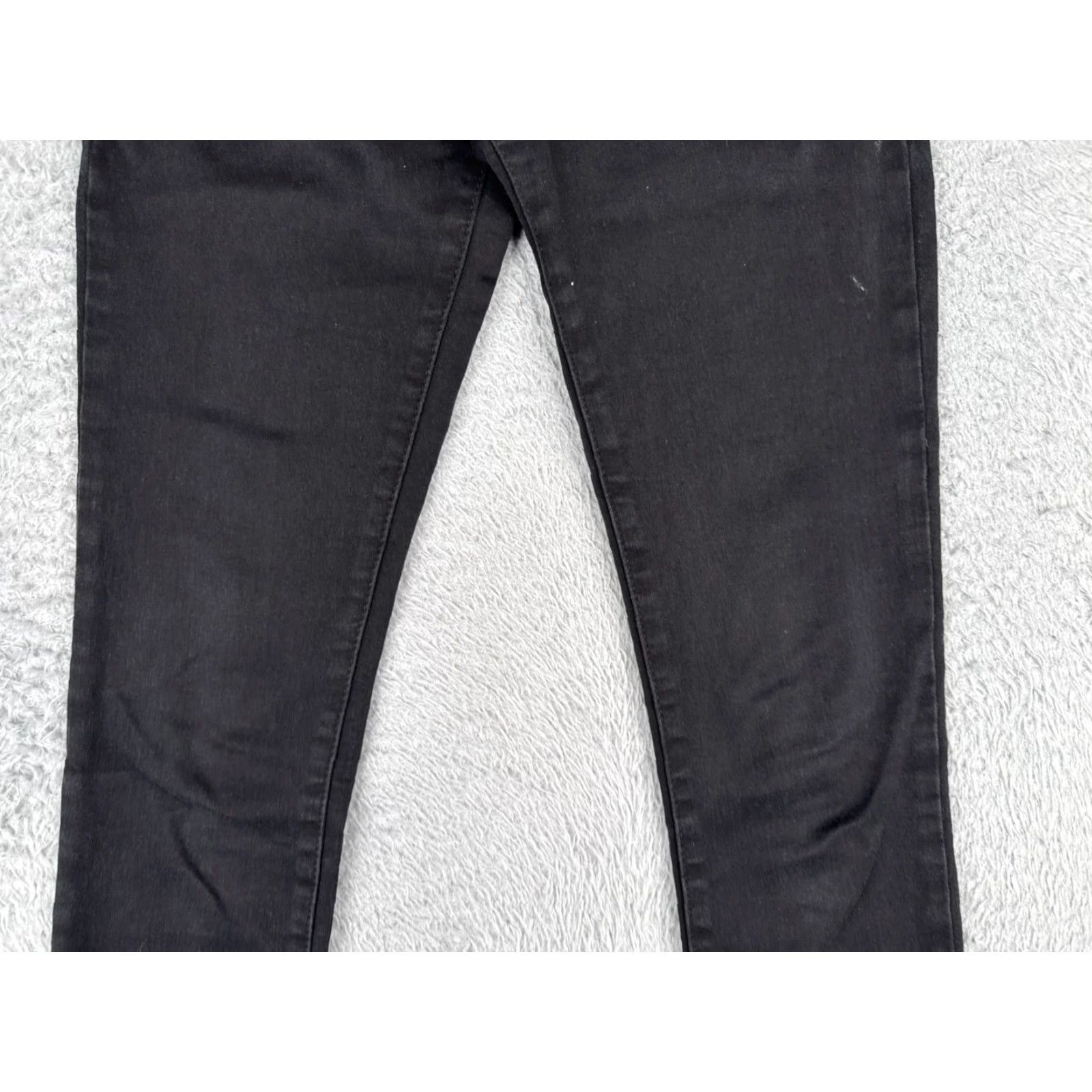 Vintage STS Blue Jeans Women Slim Black 25x26 Adult Regular Ankle Cotton Denim 5-Pocket 26" Inseam Mens? Size 42" / US 20 - 3 Thumbnail