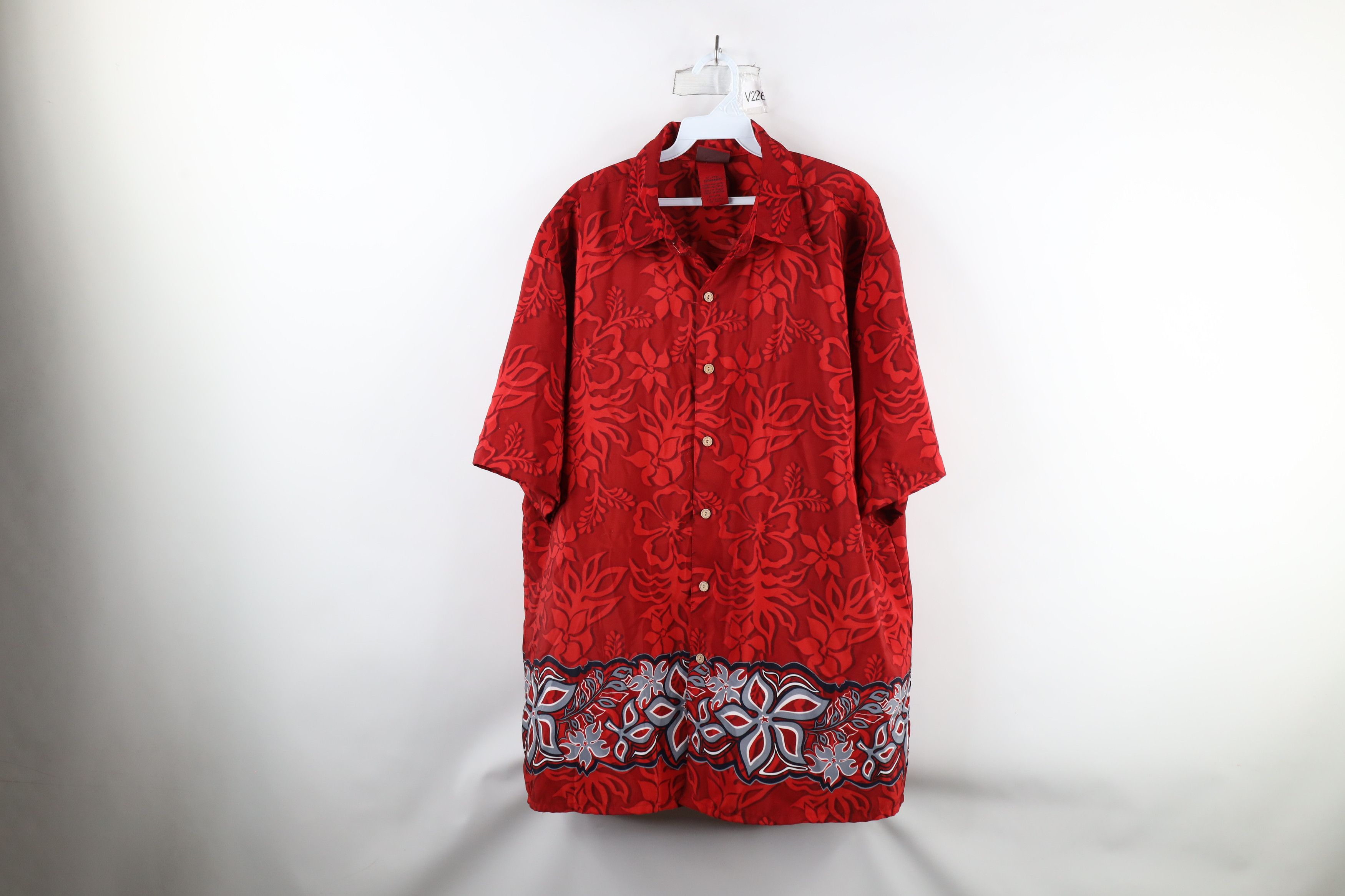 Vintage Vintage 90s Streetwear Casino Short Sleeve Button Shirt Size US XL / EU 56 / 4 - 1 Thumbnail