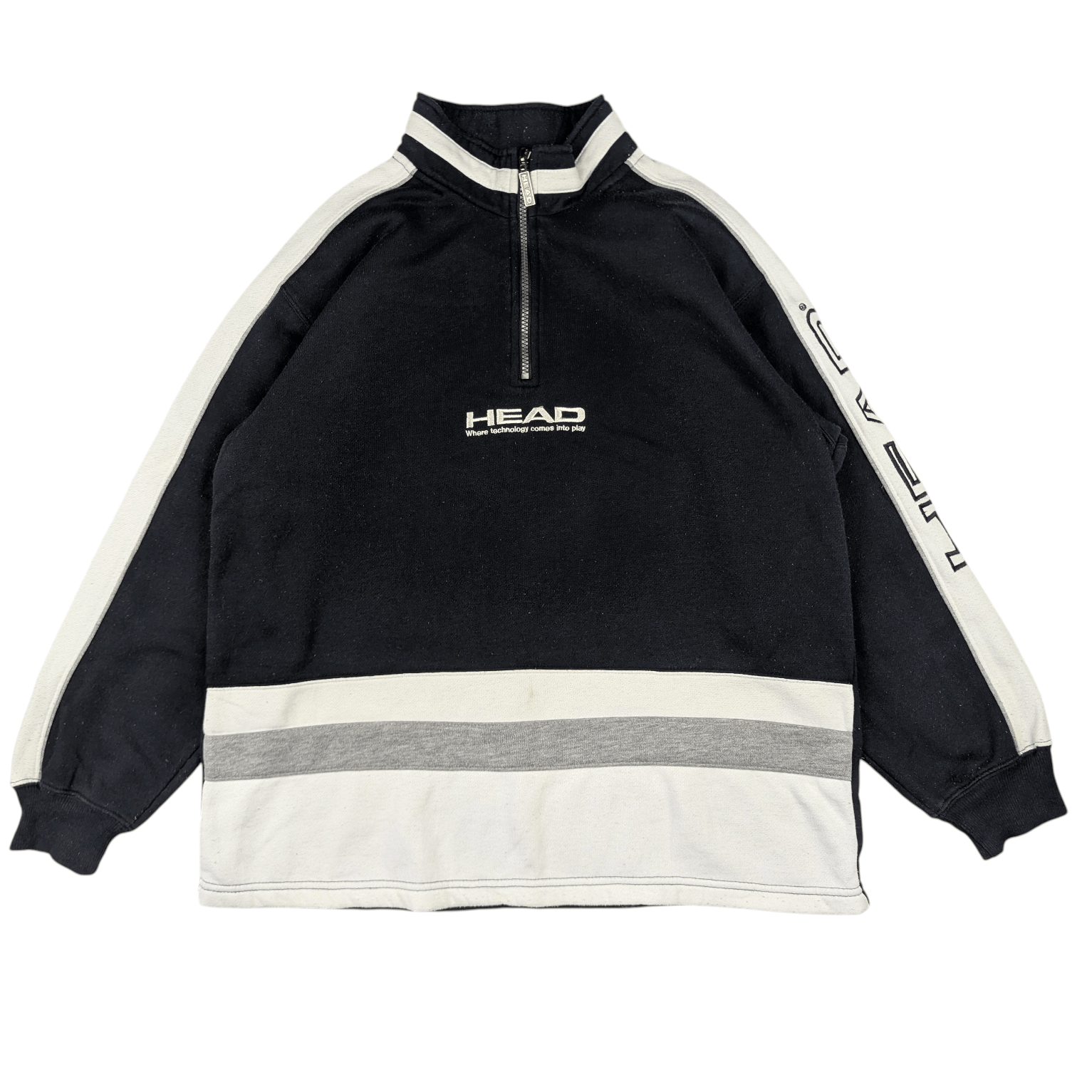 Japanese Brand HEAD Tennis Big Logo Hip Hop Rap Jumper Sweatshirt Size US M / EU 48-50 / 2 - 3 Thumbnail