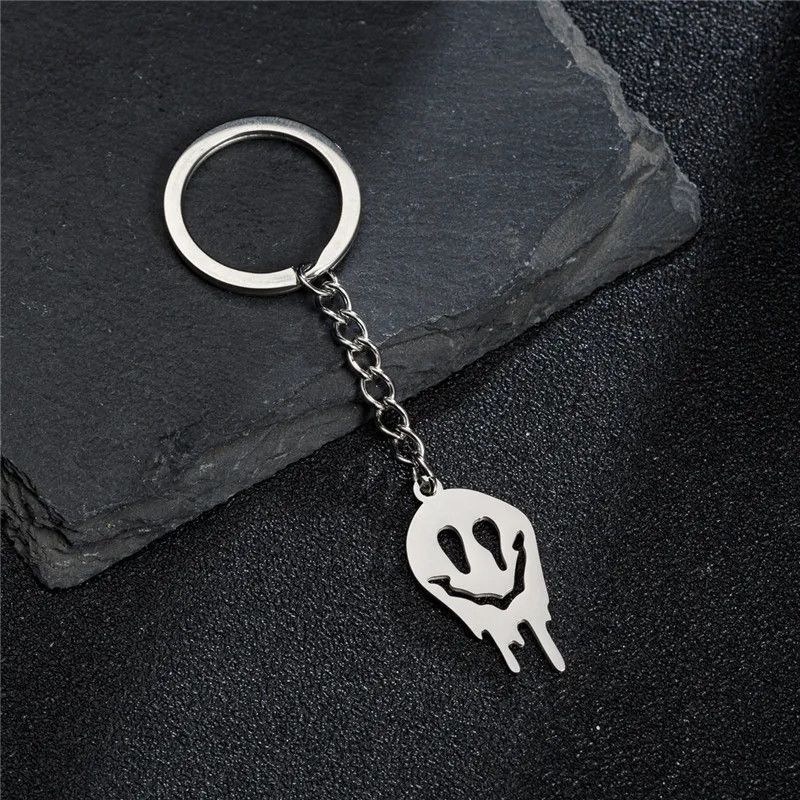 Jewelry Funny Halloween Ghost Keychain Cartoon Skull Key Size ONE SIZE - 3 Thumbnail