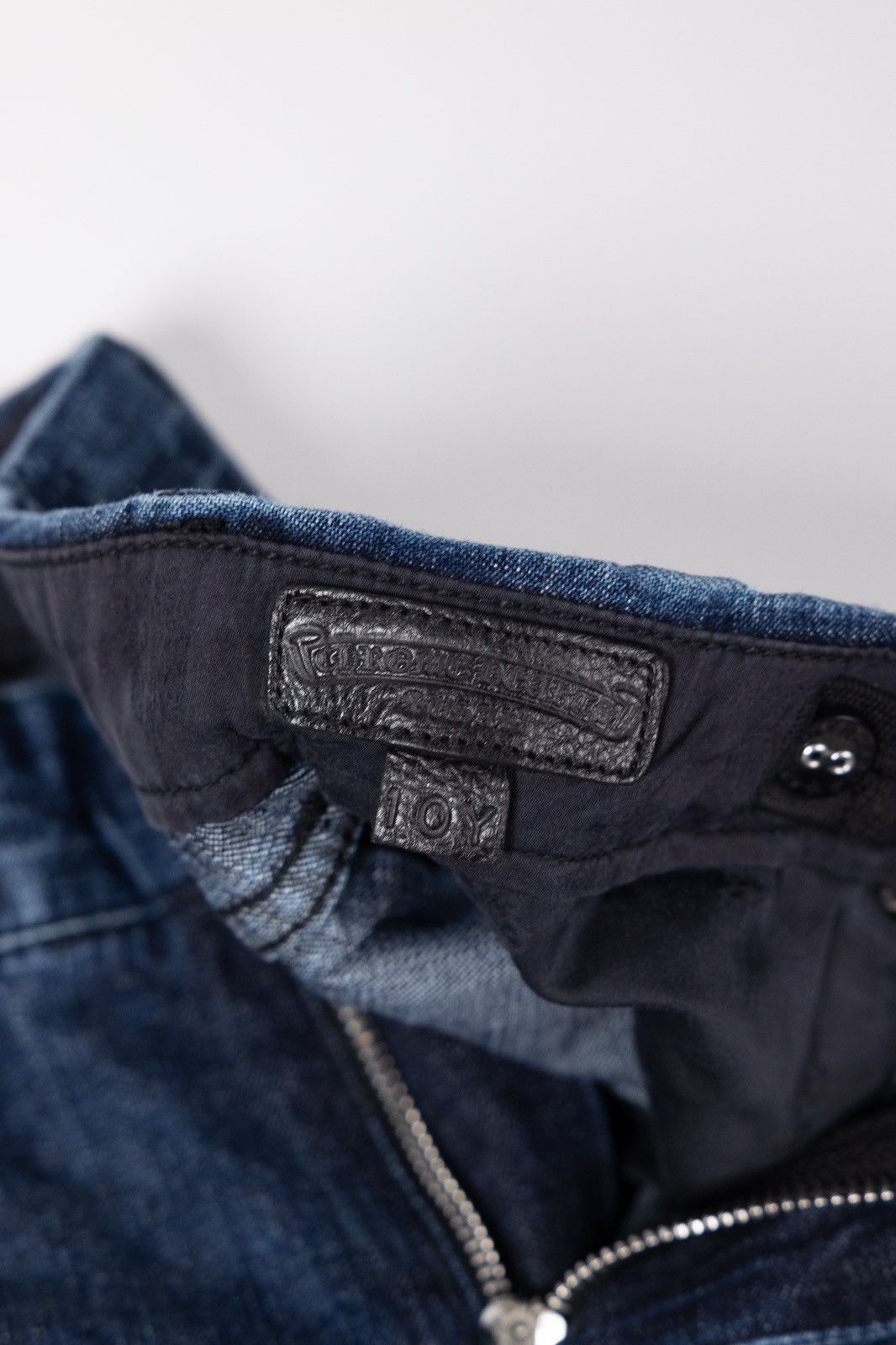 Chrome Hearts Chrome Hearts KIDS Cross Patch Denim Size 22" - 13 Thumbnail