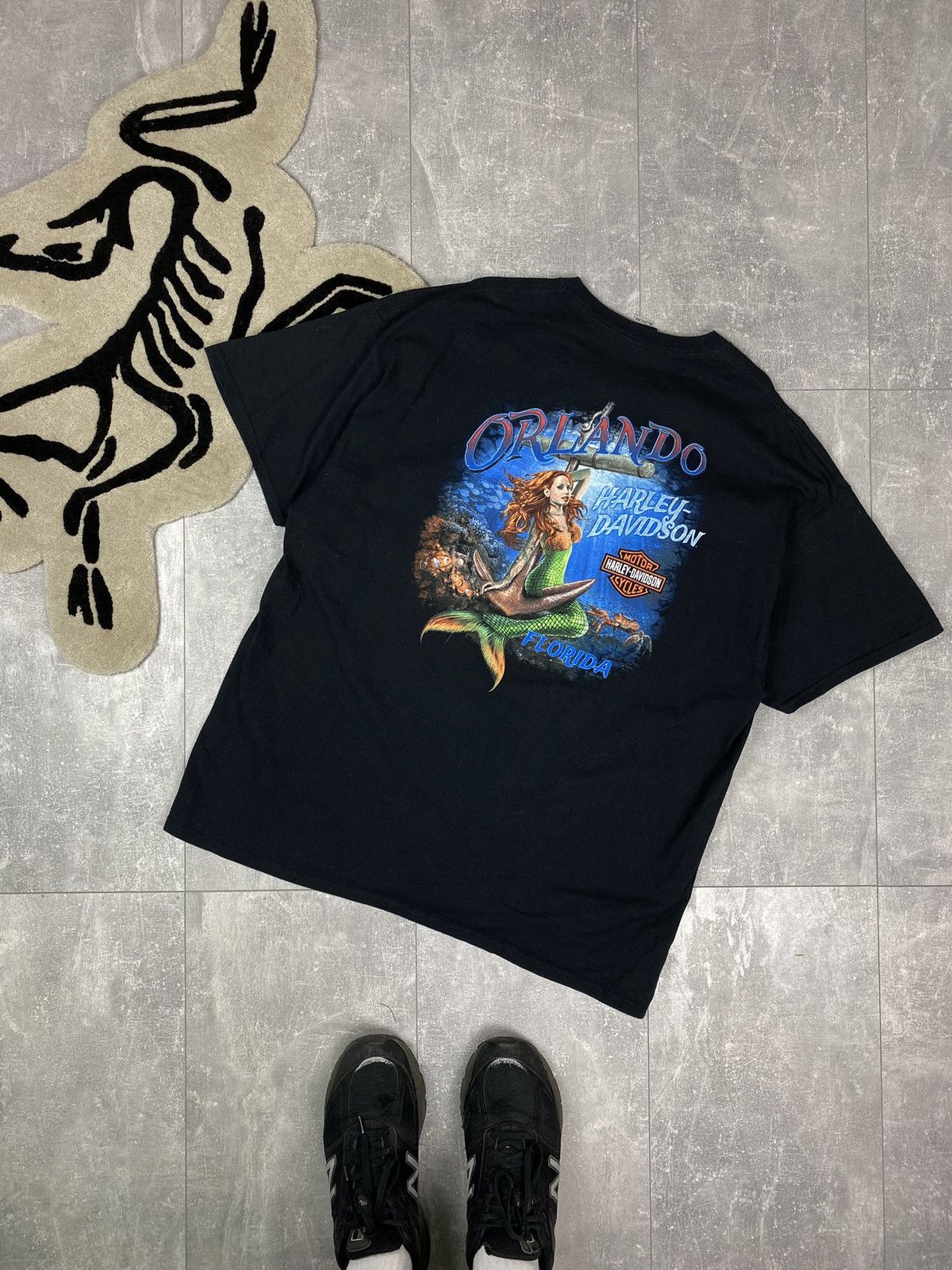 Harley Davidson Mens Vintage Harley Davidson Orlando Big Logo T Shirt Tee Size US XXL / EU 58 / 5 - 1 Thumbnail