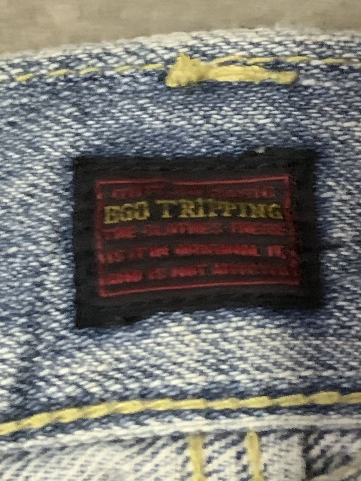 Ego Tripping × Japanese Brand × Vintage Ego Tripping Selvedge Flare Denim Jeans Size US 32 / EU 48 - 9 Thumbnail