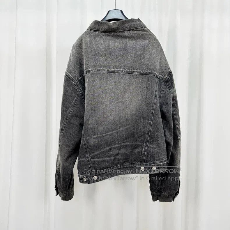 Balenciaga Balenciaga Washed Denim Jacket. Size US M / EU 48-50 / 2 - 2 Thumbnail