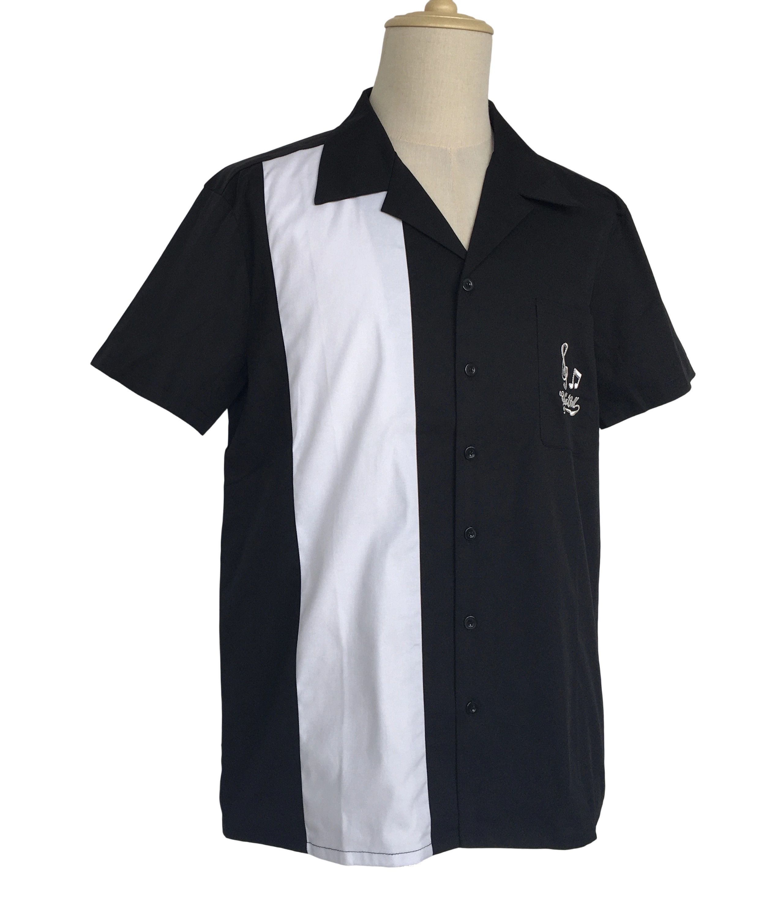 Other Black Embroidery Retro Shirts Short Sleeves Casual Size US XXL / EU 58 / 5 - 3 Thumbnail